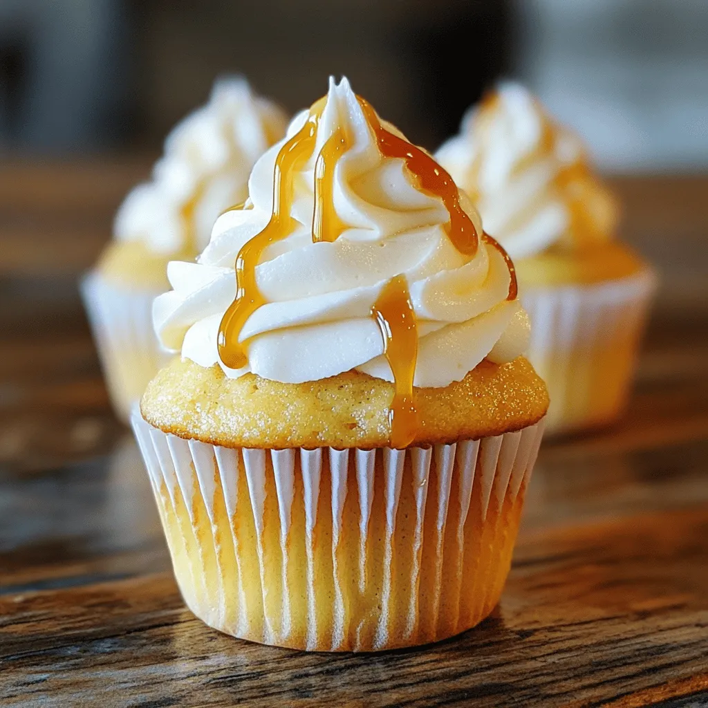 To create the magical Harry Potter Butterbeer Cupcakes, you'll need the following ingredients: - 1 ½ cups all-purpose flour - 1 teaspoon baking powder - ½ teaspoon baking soda - ¼ teaspoon salt - ½ cup unsalted butter, softened - 1 cup packed brown sugar - 2 large eggs - 1 teaspoon vanilla extract - ½ cup buttermilk - ¼ cup butterscotch syrup - ½ teaspoon butter extract (optional) - ½ cup heavy cream - 1 cup powdered sugar - Extra butterscotch syrup for garnish These ingredients bring together a blend of flavors. The butter, brown sugar, and butterscotch syrup create a sweet and rich taste. The buttermilk adds moisture, making your cupcakes soft. If you want a hint of extra flavor, use the butter extract. It enhances the butterscotch taste. I recommend using room temperature ingredients. This step helps the batter mix well. It also ensures the cupcakes rise perfectly. For the best results, gather all your ingredients before starting. This way, you’ll have everything ready for your magical baking adventure. For the full recipe, follow the steps to create these enchanting treats! - Preheat your oven to 350°F (175°C). - Line a cupcake tin with 12 paper liners. - Whisk together 1 ½ cups flour, 1 teaspoon baking powder, ½ teaspoon baking soda, and ¼ teaspoon salt. - Beat ½ cup softened butter and 1 cup brown sugar until fluffy. - Add 2 eggs and 1 teaspoon vanilla extract, mixing well. - Gradually mix the dry ingredients with the wet mix and ½ cup buttermilk. - Gently fold in ¼ cup butterscotch syrup and ½ teaspoon butter extract if you want more flavor. - Fill the liners about 2/3 full with batter. - Bake for 18-20 minutes. Check doneness with a toothpick. - Let them cool in the pan for 5 minutes, then move to a wire rack. - In a bowl, whip ½ cup heavy cream until soft peaks form. - Gradually add 1 cup powdered sugar and whip until stiff peaks form. - Frost the cooled cupcakes with the whipped cream. - Drizzle extra butterscotch syrup on top for added sweetness. This method brings the magic of Butterbeer to your kitchen. For the complete recipe, check the Full Recipe section. Enjoy these delightful treats! To get soft and moist cupcakes, use room temperature ingredients. Cold butter or eggs can make the batter dense. When you mix cold items, they do not blend well. This can lead to dry cupcakes. Always pull your butter and eggs out of the fridge ahead of time. Let them sit for about 30 minutes before use. This simple step makes a big difference. Many home bakers mix their batter too much. Overmixing can make the cupcakes tough. So, mix just until the dry and wet items combine. Also, be careful not to underbake your cupcakes. Check them around 18 minutes by inserting a toothpick. If it comes out clean, they are done. If not, bake for another minute or two. To make the best frosting, chill your heavy cream first. Start whipping it until soft peaks form. Then, slowly add the powdered sugar while mixing. Keep whipping until you see stiff peaks. This means your frosting is ready. Stiff peaks hold their shape well when you pipe them onto cupcakes. For a fun look, use a piping bag. {{image_4}} You can easily make gluten-free Butterbeer cupcakes. Start by swapping all-purpose flour with a gluten-free mix. Look for a blend that works well in baking. Some brands include xanthan gum, which helps with texture. Use 1 ½ cups of gluten-free flour and follow the same steps in the recipe. Your cupcakes will still be soft and tasty. To make these cupcakes vegan, you'll need some plant-based swaps. Replace the butter with coconut oil or a vegan butter. For eggs, use flax eggs or applesauce. A common rule is one egg equals 1 tablespoon of flaxseed meal mixed with 2.5 tablespoons of water. For milk, almond or oat milk works great. These changes help keep the flavor while making it dairy-free. Frosting can change the whole flavor of your cupcakes. You can stick with the whipped cream topping or try new styles. Caramel frosting adds a sweet twist. For a tangy flavor, cream cheese frosting is a great choice. Butterscotch frosting matches perfectly with the cupcake's flavor. Experiment with these options to find your favorite! You can store your Butterbeer cupcakes at room temperature for up to two days. Keep them in an airtight container to maintain freshness. If your kitchen is warm or humid, refrigerate them. This will help keep the frosting firm and the cupcakes moist. Freezing is a great option if you want to save some cupcakes for later. First, cool the cupcakes completely. Wrap each cupcake in plastic wrap. Place them in a freezer bag or airtight container. For the frosting, place it in a separate container. You can freeze both for up to three months. Thaw them in the fridge overnight before using. To keep your cupcakes fresh, avoid direct sunlight and heat. Always store them in a cool, dark place. If you want to maintain their soft texture, try adding a slice of bread to the container. The bread will absorb moisture and keep the cupcakes soft. Enjoy every bite of your magical treat! Yes, you can make these cupcakes ahead. Bake them a day or two in advance. Store them in an airtight container at room temperature. This keeps them fresh and tasty. You can frost them just before serving. This way, they will look and taste great! If you don't have buttermilk, you can use regular milk. Add one tablespoon of vinegar or lemon juice to one cup of milk. Let it sit for five minutes, and it will become sour. You can also use yogurt or sour cream. These will work well in the recipe. These cupcakes last for about three days at room temperature. If you keep them in the fridge, they may last up to a week. Just make sure to store them in an airtight container. This helps keep them moist and soft. Yes, you can make these cupcakes nut-free. Just check your ingredients to ensure they are nut-free. Use nut-free butter and butterscotch syrup. This way, you can enjoy the cupcakes without worrying about allergies. Butterbeer comes from the Harry Potter series. It is a magical drink enjoyed by wizards and witches. The drink has a sweet, creamy flavor. Fans of the series love to recreate it in many forms, including these cupcakes! Absolutely! If you want mini cupcakes, fill mini liners with the batter. Bake them for about 10 to 12 minutes. Check for doneness with a toothpick. They should be light and fluffy, just like the regular ones! For the full recipe, check out Enchanted Butterbeer Cupcakes. Enjoy baking these delightful treats! These Butterbeer Cupcakes blend simple ingredients for a magical treat. We covered everything from mixing to baking, ensuring you create a wonderful dessert. Remember the tips to keep them moist and avoid mistakes. You can even explore gluten-free or vegan options! Store them well and enjoy their delightful taste for days. Your journey into Butterbeer cupcakes will impress friends and family, making every bite worth it. Happy baking!