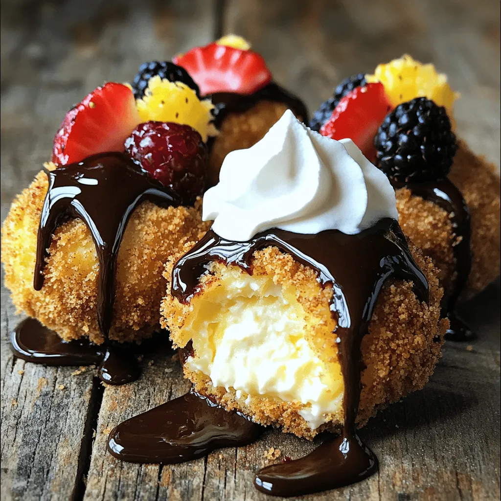 Easy Fried Cheesecake Bites Tasty Dessert Delight