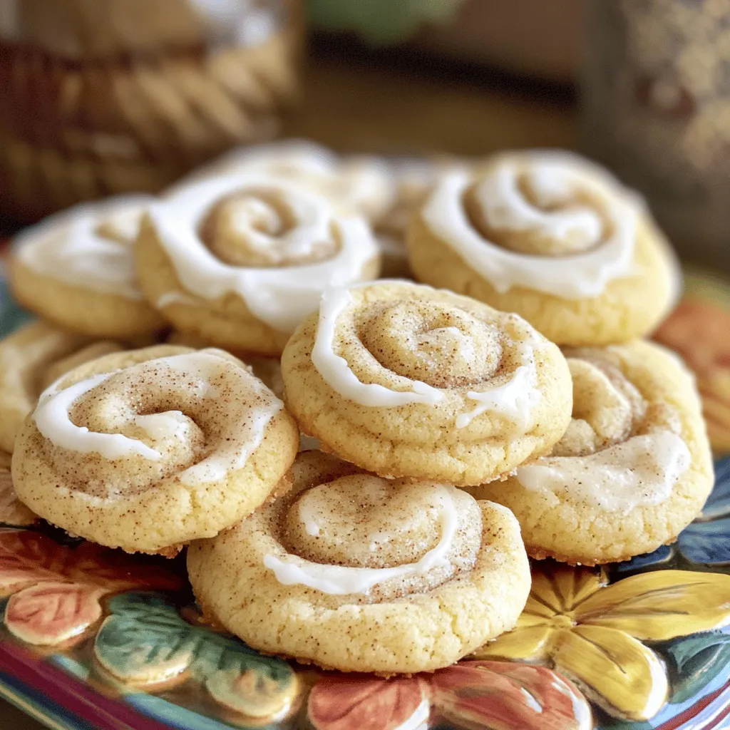 Soft and Chewy Cinnamon Roll Sugar Cookies Delight