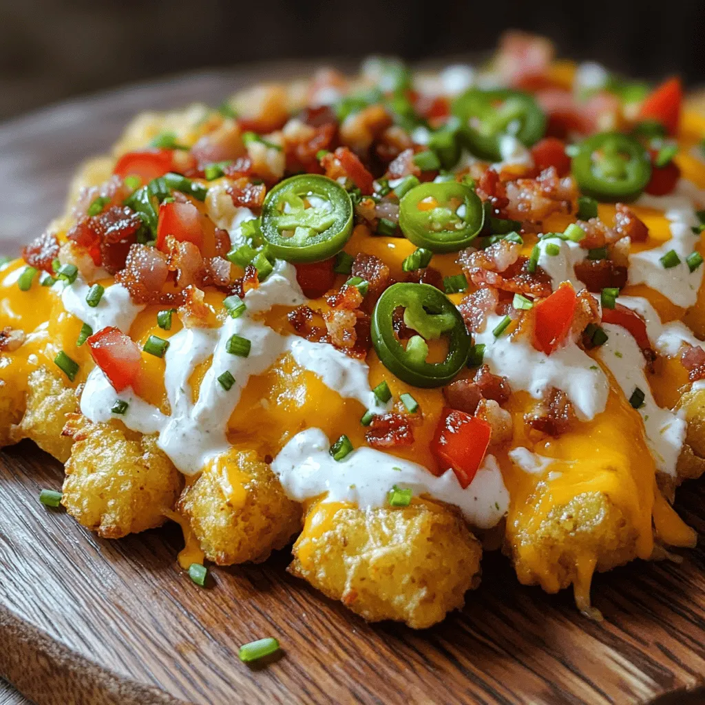 Loaded Tater Tots Delightful Cheesy Comfort Food
