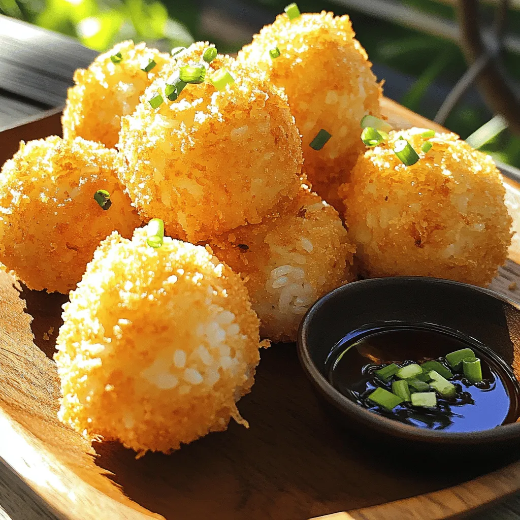 Easy Crispy Rice Balls Irresistible and Flavorful Treat