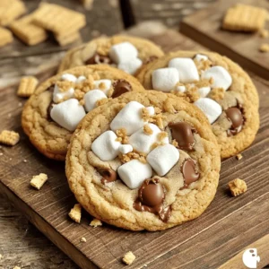 Here’s what you need to make these tasty s'mores cookies. - 1 cup unsalted butter, softened - 3/4 cup granulated sugar - 3/4 cup packed brown sugar - 1 large egg, at room temperature - 1 teaspoon pure vanilla extract - 2 cups all-purpose flour, sifted - 1 teaspoon baking soda - 1/2 teaspoon salt - 1 cup mini marshmallows - 1 cup graham cracker crumbs - 1 cup milk chocolate chips - Additional optional garnishes Each ingredient plays a key role in making these cookies a delight. The butter gives a rich flavor and soft texture. The sugars add sweetness and help with browning. The egg binds everything together and keeps the cookies moist. Using mini marshmallows gives you that gooey s'mores feel. The graham cracker crumbs add a nice crunch and flavor. Finally, the milk chocolate chips provide that classic chocolatey taste. Don't forget to check the [Full Recipe] for detailed instructions! Enjoy the process of mixing these ingredients to create a treat everyone loves. 1. Preheat your oven to 350°F (175°C). Line a baking sheet with parchment paper. 2. In a large bowl, cream together 1 cup of softened butter, 3/4 cup of granulated sugar, and 3/4 cup of packed brown sugar. Mix until light and fluffy. 3. Add in 1 large egg and 1 teaspoon of pure vanilla extract. Blend until smooth. 4. In another bowl, mix 2 cups of sifted all-purpose flour, 1 teaspoon of baking soda, and 1/2 teaspoon of salt. This helps ensure no lumps. 5. Gradually add the dry mix to the wet mix. Stir on low speed until just combined. 1. Gently fold in 1 cup of graham cracker crumbs, 1 cup of mini marshmallows, and 1 cup of milk chocolate chips. Make sure everything is evenly mixed. 2. Use a cookie scoop or tablespoon to drop about 2 tablespoons of dough onto the baking sheet. Space them about 2 inches apart. 3. Bake for 10-12 minutes until the edges are golden. The centers should be slightly soft. 1. Allow the cookies to cool on the baking sheet for 5 minutes. This helps them set. 2. Transfer them to a wire rack to cool completely. For the full recipe, check out the detailed instructions above! Enjoy these delicious cookies with a glass of cold milk. To get the best texture in your cookies, do not overmix the dough. When you combine the wet and dry ingredients, mix just until you see no flour. Overmixing can make your cookies tough instead of soft. If you want chewy cookies, bake them a little less. Keep the centers soft. For crisp cookies, bake until the edges are golden brown. Where you place your baking sheet in the oven matters. Put it in the center of the oven for even baking. This helps your cookies rise and bake properly. I suggest using an oven thermometer to check the temperature. This tool ensures your oven is at the right heat. An accurate temperature leads to perfect cookies every time. Want to make your cookies even better? Try drizzling melted chocolate over the top. It adds a touch of luxury. You can also add nuts like pecans or walnuts for crunch. If you like spice, sprinkle in some cinnamon or a pinch of sea salt. These small changes can create new flavors and textures, making each bite amazing. For the full recipe, check out the details above. {{image_4}} - Peanut Butter S'mores Cookies For a twist, add peanut butter. Mix 1/2 cup of creamy peanut butter into the butter and sugars. This makes your cookies rich and nutty. They still have all the classic s'mores taste. - Chocolate Chip S'mores Cookies Want extra chocolate? Use chocolate chips instead of milk chocolate. Mix in 1 cup of semi-sweet or dark chocolate chips. This gives you a deeper chocolate flavor and a chewy texture. - Gluten-free options using alternative flour You can make these cookies gluten-free. Swap all-purpose flour with a gluten-free blend. Just make sure it has xanthan gum for structure. Your cookies will still turn out soft and tasty. - Vegan adaptations for egg and butter substitutions To make these cookies vegan, use 1/4 cup of applesauce instead of the egg. For butter, use 1 cup of coconut oil or vegan butter. This way, you can enjoy s'mores cookies without any animal products! - Holiday-themed variations (e.g., pumpkin spice) Add 1 teaspoon of pumpkin spice to your cookie dough during fall. This adds a warm, cozy flavor that is perfect for the season. Decorate with mini pumpkins for a fun touch! - Summer s'mores cookies using fresh fruits In summer, mix in fresh fruits like strawberries or bananas. They add a juicy burst and make the cookies feel light. This way, you can enjoy the taste of s'mores all year round! For the full recipe, check out the instructions above. To keep your S'mores cookies fresh, use airtight containers. Glass or plastic works well. Layer the cookies with parchment paper to avoid sticking. Store them at room temperature. They will stay good for about a week. You can also put them in the fridge for longer freshness, up to two weeks. Freezing cookie dough is easy. First, scoop the dough into balls. Place them on a baking sheet and freeze until firm. Then, transfer the frozen balls into a zip-top bag. Be sure to label the bag with the date. You can freeze the dough for up to three months. When you're ready to bake, thaw the dough overnight in the fridge. Bake them straight from the fridge for fresh cookies! To enjoy warm cookies again, use your oven or microwave. For the oven, preheat it to 350°F. Place the cookies on a baking sheet for 5-10 minutes. This helps them regain their soft texture. In the microwave, heat one cookie for about 10-15 seconds. This method is quick and will warm the cookie nicely. Enjoy them with a glass of cold milk for the best experience! Can I use different types of chocolate? Yes, you can mix it up! Use dark chocolate or even white chocolate if you like. Each type gives a unique taste. Feel free to experiment with your favorites. How can I make these cookies gluten-free? Use a gluten-free flour blend instead of all-purpose flour. Ensure the graham cracker crumbs are also gluten-free. This way, everyone can enjoy these tasty cookies. What should I do if my dough is too sticky? If your dough feels sticky, chill it in the fridge for about 30 minutes. This makes it easier to work with. You can also add a bit more flour to help with the texture. How long do these cookies last? These cookies stay fresh for about a week if stored in an airtight container. You can also freeze them for later enjoyment. Can I make them into a cookie cake? Yes! Spread the dough in a cake pan instead of scooping cookies. Bake it for about 20-25 minutes. You’ll have a fun cookie cake to share! Why did my cookies spread too much? If your cookies spread too much, your butter might be too warm. Make sure to use softened butter, not melted. Also, check if you measured your flour correctly. How do I know when cookies are done baking? Look for a golden edge and a soft center. The cookies will continue to cook on the tray after taking them out. For chewy cookies, don’t bake them too long. This blog post covered all you need for making delicious S'mores cookies. From ingredient details to baking tips, you learned how to create the right texture. I shared fun variations, dietary changes, and ways to store cookies. Remember, you can get creative with flavors and add extras to suit your taste. Enjoy your baking journey, and may your cookies always turn out perfect! Happy baking!