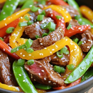 When making orange beef stir fry, you need fresh and tasty ingredients. Here’s what you'll use: - Beef flank steak preparation - 1 lb beef flank steak, thinly sliced against the grain - Marinade ingredients - 1 cup fresh orange juice (preferably freshly squeezed for optimal flavor) - 2 tablespoons soy sauce - 1 tablespoon cornstarch - Fresh vegetables and herbs - 2 tablespoons vegetable oil - 1 red bell pepper, cut into thin strips (julienned) - 1 yellow bell pepper, cut into thin strips (julienned) - 1 cup snap peas, trimmed - 3 green onions, chopped (separating the white and green parts) - 2 cloves garlic, finely minced - 1 inch piece fresh ginger, grated - Zest of 1 orange - Sesame seeds, for garnish Each ingredient plays a role in the taste. The beef adds richness, while the orange juice gives a bright flavor. The fresh veggies bring crunch and color. This mix makes a meal that looks good and tastes even better. You can find the full recipe in the previous section. To start, you need to prepare the marinade. In a bowl, mix fresh orange juice, soy sauce, and cornstarch. Add the sliced beef flank steak to the bowl. Stir so each piece is well coated. Let the beef marinate for at least 15 minutes. This lets the flavors soak into the meat, making it taste amazing. Next, heat a large skillet or wok over high heat. Add one tablespoon of vegetable oil. Once the oil starts to shimmer, add the beef in a single layer. Sear the beef for 2 to 3 minutes. You want it browned but not fully cooked. After that, remove the beef from the pan and set it aside. This step locks in flavor and keeps the beef juicy. Now, it’s time for the vegetables. In the same skillet, add the second tablespoon of vegetable oil. Toss in minced garlic, grated ginger, and the white parts of green onions. Stir-fry for about 30 seconds, making sure not to burn the garlic. Then, add julienned red and yellow bell peppers with snap peas. Stir-fry these for 3 to 4 minutes. You want them soft but still crunchy for the best texture. Finally, return the beef to the skillet. Add half of the orange zest for extra flavor. Toss everything together and stir-fry for another 2 to 3 minutes. Make sure everything is heated through. Now, taste your stir-fry. Adjust the seasoning if needed. If you want a stronger flavor, add a bit more soy sauce. Once everything is done, it’s time to serve. Garnish with the remaining orange zest and chopped green parts of the green onions. Sprinkle sesame seeds on top for a nice finish. Enjoy your Orange Beef Stir Fry! For the complete recipe, check out the [Full Recipe]. - High heat cooking methods: Always use high heat when cooking stir fry. This helps seal in the juices of the beef. It also gives your veggies a nice crunch. A hot pan cooks food quickly and evenly. - Importance of ingredient prep: Prep all your ingredients before you start cooking. Cut your beef and veggies ahead of time. This keeps the cooking process smooth. When everything is ready, you can focus on cooking and not searching for items. - Possible alternative vegetables: If you don't have snap peas or bell peppers, try broccoli or carrots. These veggies work well and add flavor. You can also use zucchini or mushrooms for a different taste. - Replacing flank steak for other proteins: If you prefer chicken or tofu, you can swap those in. Just keep the marinade the same. Both chicken and tofu can absorb the orange flavor nicely. {{image_4}} You can easily change the flavor of your Orange Beef Stir Fry. Adding spices or sauces makes it fun. Try adding red pepper flakes for heat. A splash of hoisin sauce adds sweetness. You can even toss in some soy sauce for a deeper taste. Experimenting with citrus flavors is also a great idea. Use lime or lemon juice to give a zesty kick. You can mix orange juice with other fruit juices too. Pineapple juice can bring a sweet twist. Don't be afraid to try new things! Making your stir fry gluten-free is easy. Just switch regular soy sauce for tamari. Tamari is a gluten-free option, and it tastes great. You can also use coconut aminos. It gives a similar flavor and is a great choice for those with allergies. If you are on a low-carb diet, swap out the beef for chicken or tofu. You can also use zucchini noodles instead of rice. This will keep the dish light and healthy. The flavors will still shine through, making it a delicious meal for everyone. Check out the Full Recipe for more details on how to make this dish. To keep your Orange Beef Stir Fry fresh, use airtight containers. Glass or plastic containers work great. Make sure they seal tightly to keep air out. Store your stir fry in the fridge if you plan to eat it within a few days. If not, freeze it for longer storage. It can last up to three months in the freezer. To reheat, I suggest using a skillet. Heat it on medium and add a splash of water or broth. This helps keep the beef and vegetables juicy. Stir gently for about five to seven minutes. You can also use the microwave. Heat it in short bursts of one minute, stirring in between. Aim for a temperature of 165°F to ensure it’s hot throughout. Can I use frozen beef for this recipe? Yes, you can use frozen beef. Just be sure to thaw it first. Thawing helps the meat cook evenly. You can leave it in the fridge overnight or use the microwave's defrost setting. After thawing, slice the beef thinly against the grain for the best texture. How do I make it spicier? To add heat, try these tips: - Add red pepper flakes for a kick. - Mix in sliced jalapeños or serrano peppers. - Use a spicy soy sauce or sriracha. Start with a small amount, then adjust to your taste. You want the spice to enhance the flavor, not overpower it. Breakdown of calories and key nutrients This Orange Beef Stir Fry serves four. Each serving has about: - Calories: 350 - Protein: 25g - Carbs: 30g - Fat: 15g It’s a good source of vitamin C and protein, thanks to the orange juice and beef. Dietary considerations for a balanced meal This dish is colorful and filled with nutrients. The veggies add fiber and vitamins. Pair it with brown rice or quinoa for extra whole grains. You can also add more vegetables to boost the fiber content. For a low-carb option, enjoy it alone or with cauliflower rice instead. For the complete recipe, check out the Full Recipe. This blog post covered how to make a tasty orange beef stir fry. You learned about preparing the flank steak, making the marinade, and cooking the beef and veggies. I shared tips for perfect stir-frying and ingredient swaps to suit your taste. You can customize flavors and find variations for special diets. Finally, I included storage tips for leftovers and answered common questions. With these steps, you can create a delicious dish that suits your needs. Enjoy your cooking and happy eating!