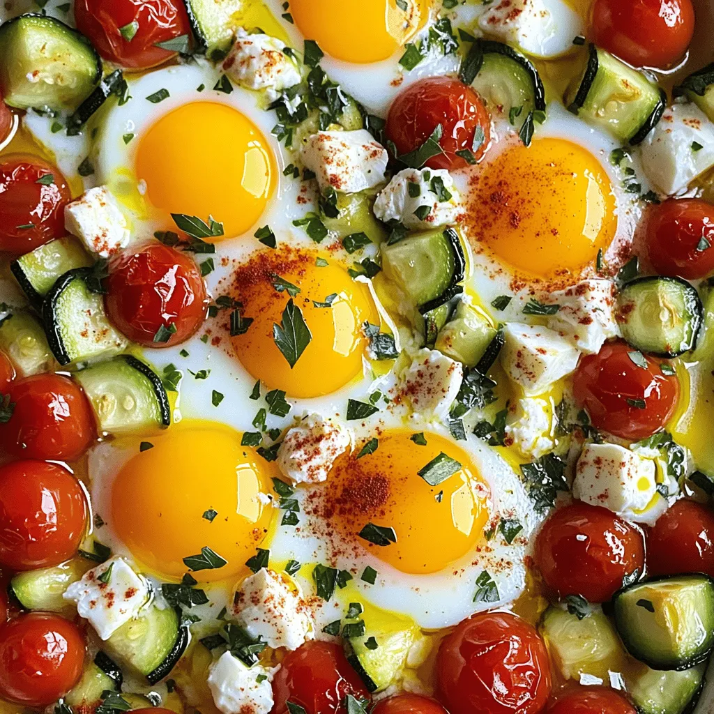 Mediterranean Baked Feta Eggs Flavorful and Simple Dish