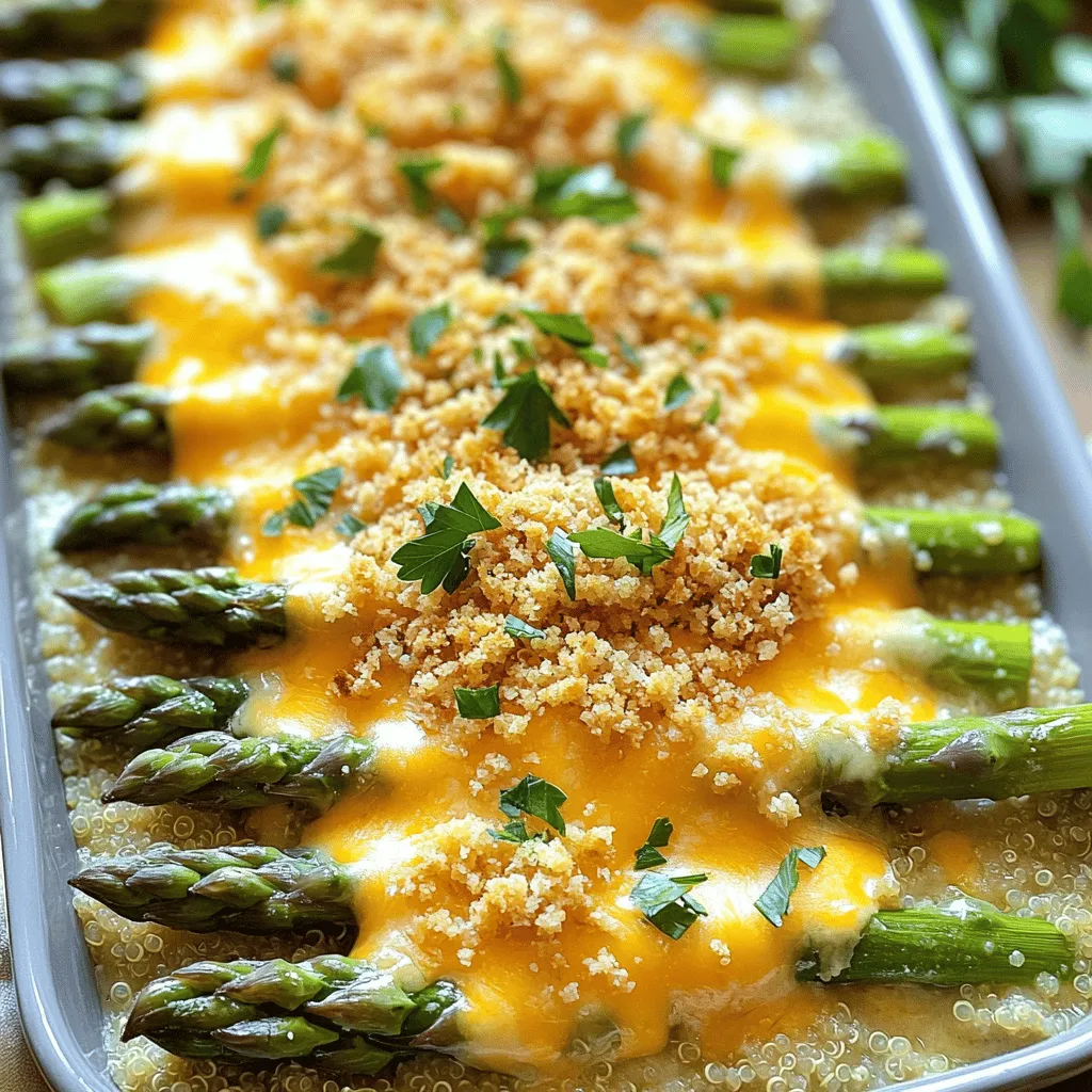 Cheesy Asparagus Casserole Savory and Comforting Dish