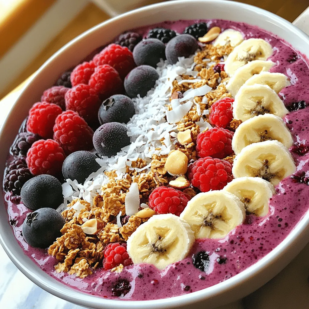 Berry Smoothie Bowl Energizing and Delicious Start