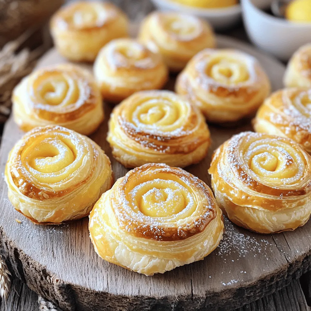 To make these Easy Breakfast Cheese Danishes, you will need: - 1 package of pre-made puff pastry (thawed) - 8 oz cream cheese, softened at room temperature - 1/4 cup granulated sugar - 1 large egg yolk - 1 teaspoon pure vanilla extract - 1 tablespoon fresh lemon juice - 1 egg (for egg wash) - 1 tablespoon milk (for egg wash) - Powdered sugar (for optional dusting) If you don’t have cream cheese, you can use ricotta or mascarpone. They both work well and taste great. For granulated sugar, you can use brown sugar for a richer flavor. If you want to skip eggs, a flaxseed mixture can replace the egg yolk. Just mix 1 tablespoon of flaxseed meal with 2.5 tablespoons of water and let it sit for a few minutes until it thickens. Once your Danishes are baked, you can add some fun touches. Fresh berries like raspberries or blueberries look nice and taste great. A sprig of mint adds a refreshing look. You can also drizzle some chocolate or caramel sauce for extra sweetness. If you want to keep it simple, sprinkle powdered sugar on top for a sweet finish. To make your Easy Breakfast Cheese Danish, start by gathering your ingredients. You will need puff pastry, cream cheese, sugar, and a few other items. Preheat your oven to 375°F (190°C). Line a baking sheet with parchment paper. This helps prevent sticking. 1. Roll out the thawed puff pastry on a floured surface. Aim for a thickness of 1/4 inch. 2. Cut the pastry into 4 equal squares with a knife. 3. In a bowl, mix the cream cheese, sugar, egg yolk, vanilla, and lemon juice. Blend until smooth. 4. Place a spoonful of the mixture in the center of each pastry square. Don’t overfill! 5. Fold the corners of each square to the center. Press the edges to seal them well. 6. In a small bowl, whisk the egg and milk for the egg wash. Brush this over the tops of the pastries. 7. Bake for 20-25 minutes until golden brown and puffy. 8. Let the pastries cool slightly. If you want, dust them with powdered sugar before serving. When serving, arrange your Cheesy Morning Delight Danishes on a nice platter. Add fresh berries or a mint sprig for color and freshness. Enjoy your tasty creation! For the full recipe, refer to the earlier section. Many people overfill their pastry. This causes a mess when baking. Stick to a generous spoonful of filling. Another mistake is skipping the egg wash. It adds a nice shine to your Danish. Lastly, don’t rush the baking time. Check for a golden brown color. If they look pale, give them a few extra minutes. Always work with cold puff pastry. Warm pastry can get sticky and hard to handle. Roll it out gently on a floured surface. Don’t stretch the dough too much. This keeps the layers intact. When cutting, use a sharp knife. A clean cut helps the pastry puff up nicely. Make sure your cream cheese is very soft. It mixes better this way. You can add extras like lemon zest or orange zest for more flavor. A pinch of salt helps balance the sweetness. If you want a touch of spice, add a bit of cinnamon. This can give your filling a warm flavor. For a fun twist, mix in mini chocolate chips or fruit. Check the [Full Recipe] for exact measurements and more tips! {{image_4}} You can add fruit to your cheese danish for more flavor. Fresh fruits like berries, peaches, or apples work great. Simply chop the fruit small and mix it into the cream cheese filling. You can also use fruit preserves or jam. Spread a thin layer of fruit jam on the pastry before adding the cream cheese. This adds sweetness and color. If you want a savory twist, try adding herbs or spices. You can mix in fresh herbs like chives or dill with the cream cheese. Another option is to add cooked bacon or ham for extra flavor. Spinach and feta can also be a delicious combo. Just make sure to keep the filling balanced. You can make this recipe fit your diet. For gluten-free, use gluten-free puff pastry. Many brands offer this option. For a vegan version, substitute cream cheese with a plant-based cheese. You can also use a flax egg instead of the egg yolk. This will help bind your filling. Adjust the flavors as needed to keep it tasty. Feel free to explore these variations to find your favorite! You can create your own unique danish that suits your taste. The full recipe will guide you through the basics, and then you can add your own twist. To keep your leftover Danishes fresh, place them in an airtight container. Make sure they cool completely before sealing. This helps prevent sogginess. Store them in the fridge for up to three days. If you need to store them longer, freezing is a great option. When you're ready to enjoy your leftovers, preheat your oven to 350°F (175°C). Place the Danishes on a baking sheet. Heat them for about 10-15 minutes. This will restore their flaky texture and warmth. You can also use the microwave, but this may make them a bit soggy. If you prefer the oven, stick to that method for the best results. To freeze your Danishes, wrap each one tightly in plastic wrap. Then, place them in a freezer bag. This helps keep out air and moisture, which can lead to freezer burn. You can freeze the Danishes for up to three months. When you're ready to eat, thaw them in the fridge overnight before reheating. This keeps them nice and fresh for your next breakfast treat. The best way to defrost puff pastry is to leave it in the fridge overnight. This method keeps the dough cool and easy to handle. If you're in a rush, you can set it out at room temperature for about 30 minutes. Just make sure not to leave it too long, or it may get too soft. Yes, you can use other cheeses! Mascarpone or ricotta works great for a different taste. You can also mix in a bit of goat cheese for a tangy flavor. Just ensure the cheese is soft so it blends well with the sugar and other ingredients. You can tell the Danish is fully baked when it is puffed up and golden brown. The edges should look crisp and flaky. If you tap the bottom gently, it should sound hollow. This means the pastry is cooked through and ready to enjoy! This blog post covered the key ingredients to make delicious Danish pastries. You learned how to prepare and bake them perfectly. I shared tips to avoid common mistakes and offered ways to customize your pastries. Storage methods help keep leftovers fresh, while answers to FAQs make baking easier. Enjoy experimenting with flavors and textures in your Danish creations. Remember, practice makes perfect, so keep baking!