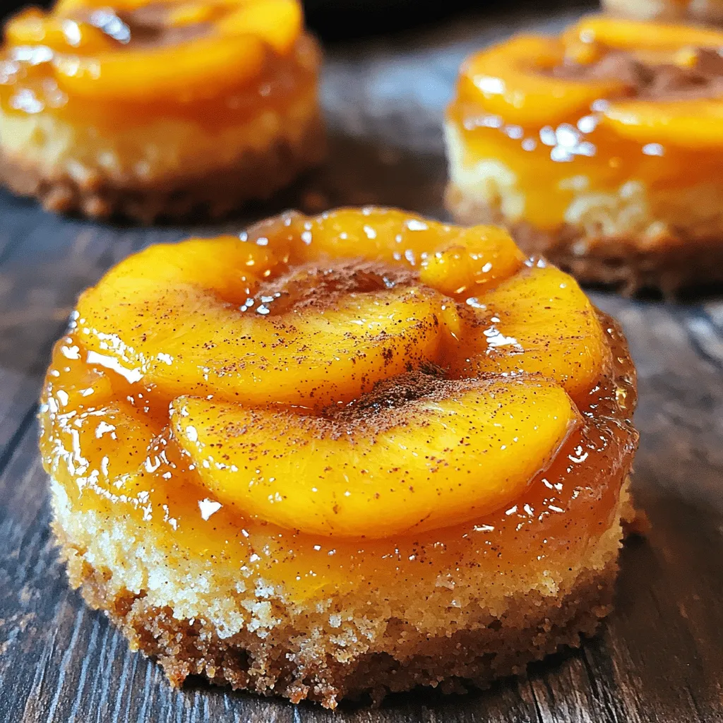 Peach Upside Down Mini Cakes Delightful and Easy Recipe