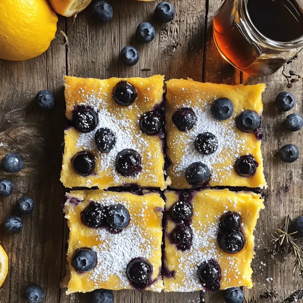 To make a delicious blueberry buttermilk pancake casserole, gather these simple ingredients: - 2 cups all-purpose flour - 2 tablespoons granulated sugar - 1 tablespoon baking powder - 1/2 teaspoon baking soda - 1/2 teaspoon fine sea salt - 2 cups buttermilk, at room temperature - 2 large eggs, lightly beaten - 1/4 cup unsalted butter, melted and slightly cooled - 1 teaspoon pure vanilla extract - 2 cups fresh blueberries (or thawed frozen blueberries) - Maple syrup, for serving - Powdered sugar, for dusting (optional) These ingredients create a soft and fluffy texture. The blueberries add a burst of flavor. The buttermilk gives the casserole its unique tang. Using fresh blueberries will yield the best results. If you prefer, feel free to use frozen blueberries. Each bite will be sweet and satisfying. For the full recipe, you can refer back to the earlier instructions. Enjoy the wonderful taste of this casserole with your family and friends. - Preheat oven to 350°F (175°C). - Grease a 9x13 inch baking dish with butter or cooking spray. - In a large bowl, combine 2 cups of all-purpose flour, 2 tablespoons of granulated sugar, 1 tablespoon of baking powder, 1/2 teaspoon of baking soda, and 1/2 teaspoon of fine sea salt. Mix well. - In another bowl, whisk together 2 cups of room-temperature buttermilk, 2 large lightly beaten eggs, 1/4 cup of melted butter, and 1 teaspoon of pure vanilla extract until smooth. - Pour the wet mixture into the dry ingredients. Stir gently with a spatula until just combined. Don't worry about lumps; they are fine. - Carefully fold in 2 cups of fresh blueberries. Make sure they are evenly mixed without breaking them. - Pour the batter into the prepared baking dish and spread it evenly with your spatula. - Bake in the preheated oven for 25-30 minutes. The top should turn golden brown. A toothpick inserted in the center should come out clean. For the full recipe, refer to the earlier section. To get fluffy pancakes, avoid over-mixing the batter. Stir gently until just combined. It’s okay to have some lumps. After baking, let the casserole cool slightly before serving. This helps it set and makes slicing easier. Use fresh blueberries for the best taste. They burst with flavor and add a lovely color. You can also add a splash of lemon zest. This small addition brightens the flavor and makes each bite more exciting. Serve your casserole warm with maple syrup. The syrup adds sweetness and richness. You can also dust the top with powdered sugar. This adds a nice touch and makes it look even more appetizing. For the full recipe, check out the links provided. {{image_4}} You can change the flavor of your casserole easily. Swap blueberries with raspberries or strawberries for a twist. Each fruit brings its own fun taste. You can also add chocolate chips to make it sweeter. This option will delight chocolate lovers and kids alike. Want to make it gluten-free? Just use gluten-free flour instead of all-purpose flour. It works just as well and keeps the dish tasty. If you need a dairy-free option, replace buttermilk with almond milk. This change still gives you a moist and fluffy texture. For a fun twist, you can cook the batter in muffin tins. This method makes individual pancake muffins, perfect for portion control. If you want a crispy edge, try making it in a skillet. This will give you a different texture that many people enjoy. Each method makes a unique dish, so feel free to experiment! Store leftovers in an airtight container in the fridge for up to 3 days. This keeps your Blueberry Buttermilk Pancake Casserole fresh and tasty. You can freeze portions in resealable bags for up to 2 months. This is perfect for meal prep! Just make sure to label the bags with the date. Thaw overnight in the fridge before reheating. This way, you will enjoy it just like fresh. Reheat in the microwave or oven to retain texture. If using the microwave, heat in short bursts. This helps avoid sogginess. In the oven, warm at 350°F (175°C) until heated through. This keeps your casserole fluffy and delicious. Yes, you can prepare the batter and refrigerate it overnight. This makes breakfast easy and quick. Just pour it into the dish and bake in the morning. You can make a substitute by combining milk and vinegar or lemon juice. Use one cup of milk and add one tablespoon of vinegar or lemon juice. Let it sit for five minutes before using. Absolutely, this casserole freezes well and can be stored for later enjoyment. Cool it completely, then wrap it tightly in plastic wrap. It will last for up to two months in the freezer. Insert a toothpick into the center; it should come out clean when fully baked. If it has batter on it, bake for a few more minutes and check again. This blog post guides you through making a delicious pancake casserole. You learned how to mix the right ingredients, bake it to perfection, and customize it to your taste. Remember, using fresh blueberries and avoiding over-mixing helps keep it light and fluffy. You can also store leftovers or freeze them for later. Whether you serve it warm with maple syrup or try different flavors, this dish is sure to please. Get cooking and enjoy a tasty breakfast that everyone will love!