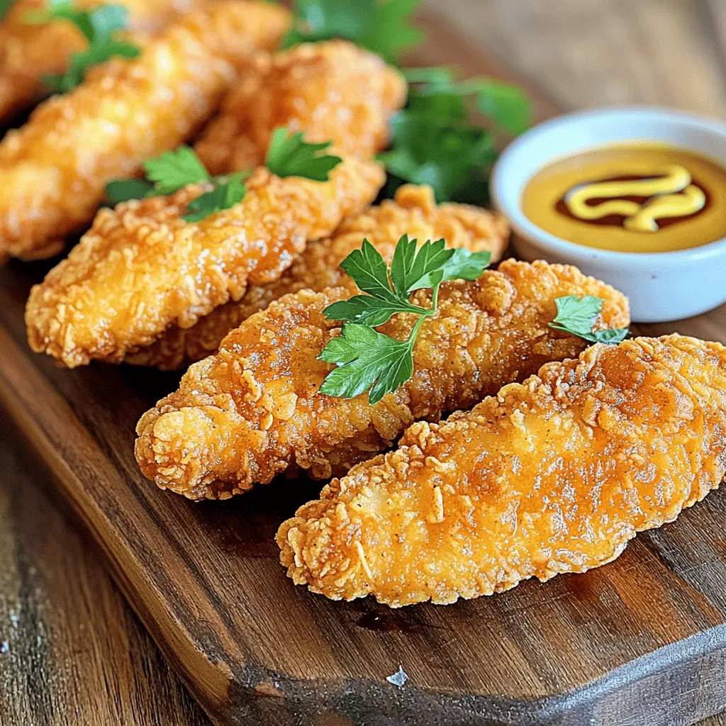 Crispy Homemade Chicken Tenders Perfectly Delicious Dish