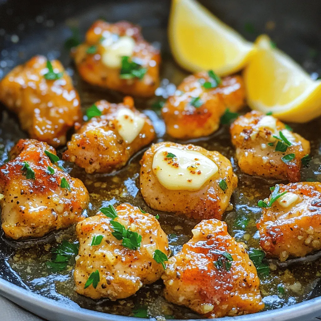Garlic Butter Chicken Bites Flavorful and Easy Recipe