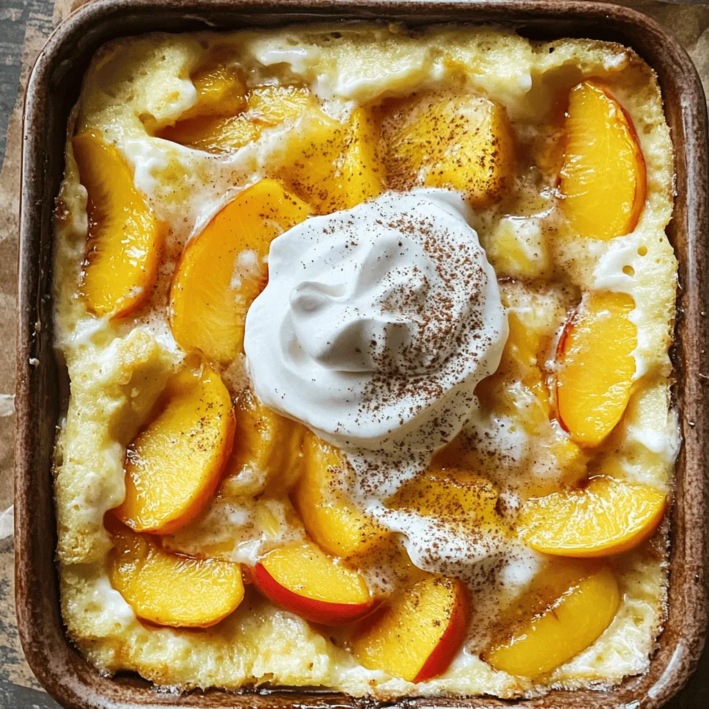 Savory Southern Peach Pudding Simple and Tasty Recipe