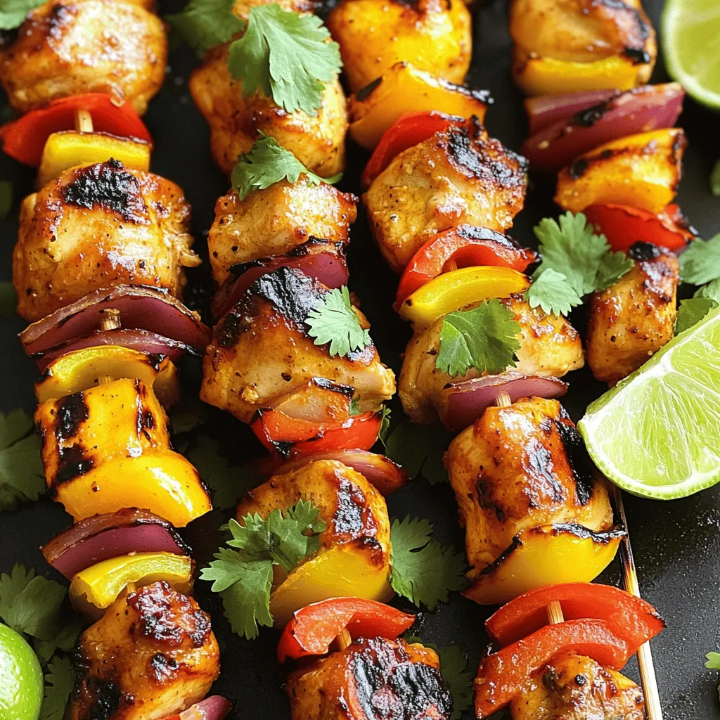 Pinchos Puerto Rican Chicken Skewers Flavor Explosion