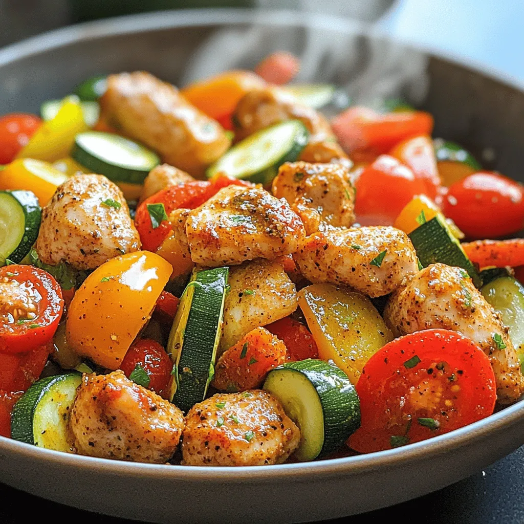 Air Fryer Chicken and Vegetables in 15 Minutes Delight