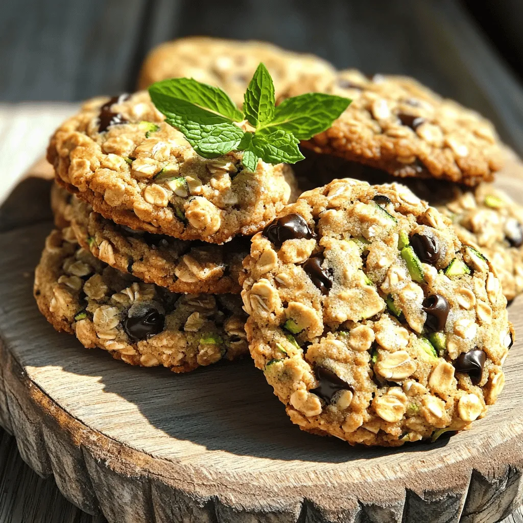 Healthy Zucchini Oatmeal Cookies Tasty and Easy Recipe