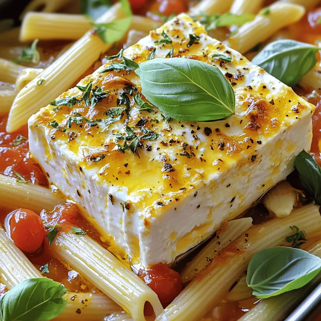 Baked Feta Pasta Creamy and Flavorful Delight
