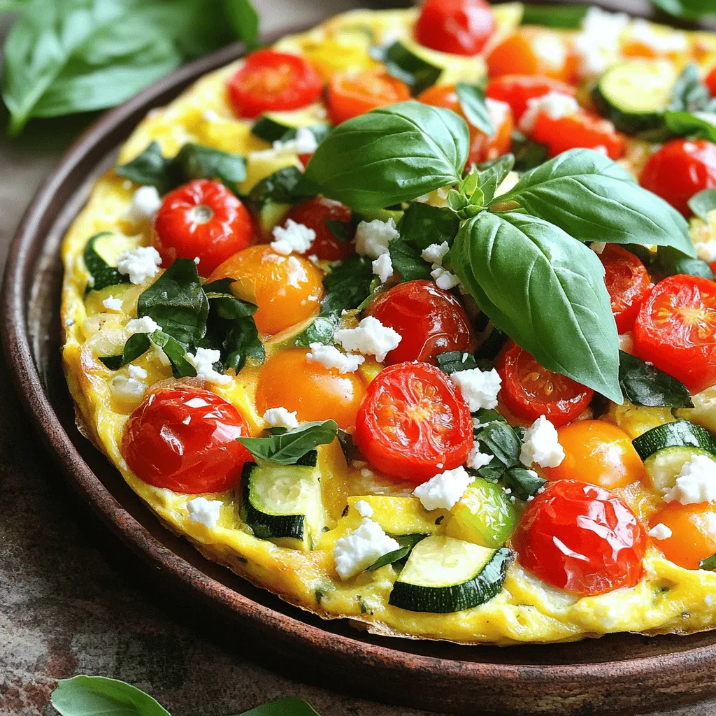 Vegetable Frittata Simple and Tasty Meal Idea