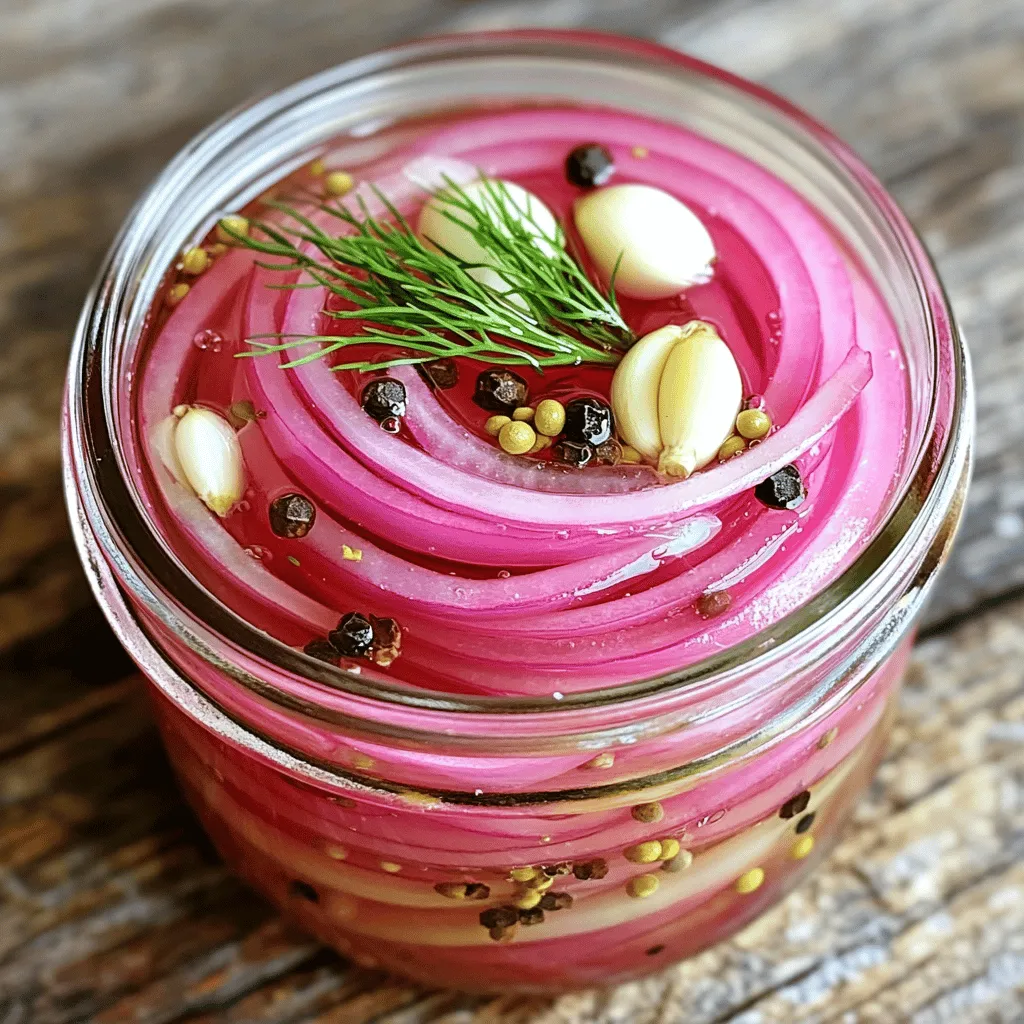 How To Make Quick-Pickled Red Onions Delightful Snack