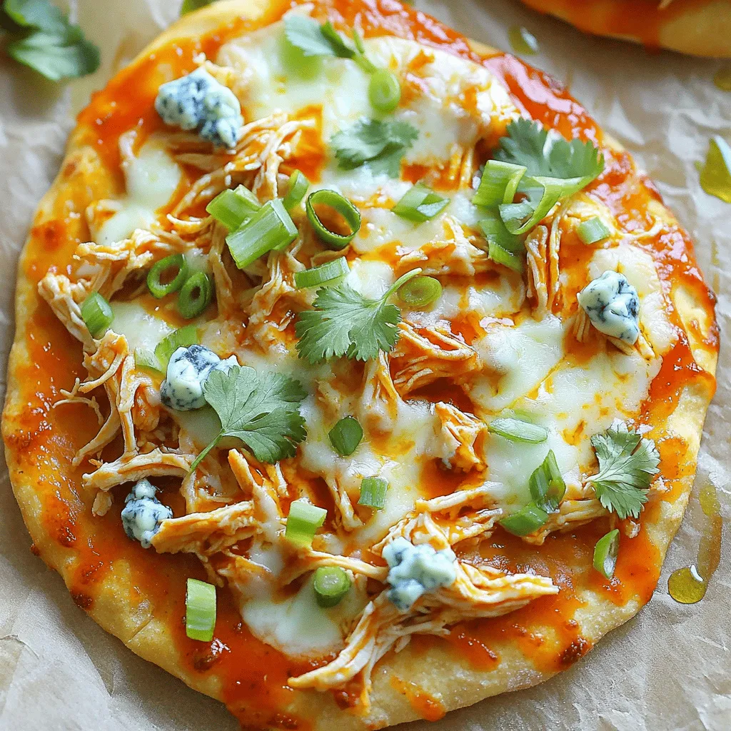 Easy Buffalo Chicken Flatbread Satisfying and Quick Meal