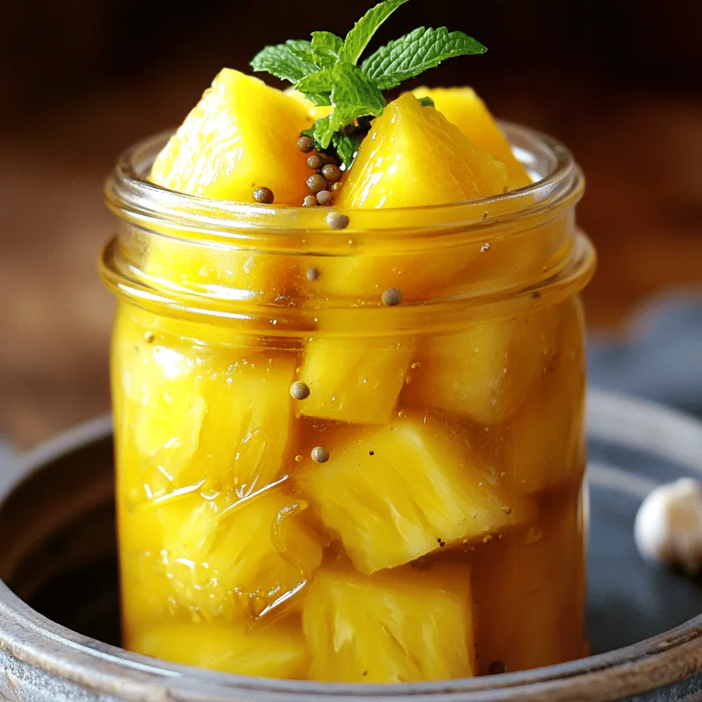 Easy Pickled Pineapple Flavorful and Simple Recipe