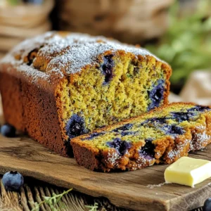 To make Blueberry Zucchini Bread, you need a few simple ingredients. Here’s a list for you: - 1 cup grated zucchini - 1 cup fresh blueberries - 1 cup granulated sugar - 1/2 cup packed brown sugar - 1/2 cup vegetable oil - 2 large eggs - 1 teaspoon vanilla extract - 2 cups all-purpose flour - 1 teaspoon baking powder - 1 teaspoon baking soda - 1/2 teaspoon salt - 1 teaspoon ground cinnamon - Optional: 1/2 cup chopped walnuts or pecans Grating zucchini adds moisture and makes the bread soft. Fresh blueberries burst with flavor as you bite into them. You can use frozen blueberries if you like. The mix of granulated and brown sugar gives the bread a rich taste. Vegetable oil keeps it tender, while eggs help it rise. Vanilla extract adds a warm flavor. The flour gives structure, while baking powder and baking soda make it light. Salt and cinnamon enhance the overall taste. If you want a crunch, add walnuts or pecans. For the full recipe, follow the steps carefully for the best results. Enjoy baking! - Set your oven to 350°F (175°C). - Prepare your loaf pan by greasing it or lining it with parchment paper. - In a medium bowl, combine the grated zucchini, both sugars, oil, eggs, and vanilla. - Whisk everything together until it is smooth and well mixed. - In a separate bowl, sift the flour, baking powder, baking soda, salt, and cinnamon. - This step helps mix the dry ingredients evenly. - Gradually add the dry mix to the wet ingredients. - Stir gently using a spatula. Avoid overmixing to keep the bread soft. - Carefully fold in the blueberries and optional nuts. - Make sure they are spread throughout the batter without mashing them. - Pour the batter into your prepared loaf pan and smooth the top. - Bake for 50-60 minutes. Check doneness with a toothpick; it should come out clean. - After baking, cool the bread in the pan for 10 minutes. Then, move it to a wire rack to cool completely. For the entire recipe, check the Full Recipe section. - Check doneness with a toothpick: Insert a toothpick into the center of the bread. If it comes out clean or with a few moist crumbs, your bread is ready. - Avoid overmixing for a fluffy texture: When you mix the wet and dry ingredients, stir gently. Overmixing can make the bread tough and dense. - Serve warm with butter: Cut the bread while it’s warm and spread some butter on top. This adds a rich flavor and makes it even more delicious. - Lightly dust with powdered sugar: For a pretty touch, sprinkle powdered sugar on top. It gives a nice contrast with the blueberries and looks lovely on the table. - Add lemon zest for a citrusy touch: Grate some lemon peel into the batter for a bright flavor. It pairs well with blueberries and adds freshness. - Experiment with spices like nutmeg: Try adding a pinch of nutmeg for warmth. This spice complements the cinnamon and gives a cozy taste to the bread. For more details on how to make this scrumptious treat, check out the Full Recipe. {{image_4}} To make your Blueberry Zucchini Bread gluten-free, you can use almond or coconut flour instead of all-purpose flour. Both options work well and keep the bread moist. Almond flour gives it a nutty flavor, while coconut flour adds a hint of sweetness. Just remember to adjust the amount you use. Almond flour usually needs less than regular flour. Coconut flour absorbs more liquid, so you may need to add an extra egg or more zucchini to keep it moist. If you want a vegan Blueberry Zucchini Bread, it's simple to swap some ingredients. First, replace the eggs with flax eggs. To make a flax egg, mix one tablespoon of ground flaxseed with three tablespoons of water. Let it sit for a few minutes until it thickens. Next, substitute the vegetable oil with applesauce. This switch cuts fat and adds natural sweetness. Your bread will still come out soft and delicious. Feel free to get creative with flavors! You can mix in chocolate chips for a sweet twist. Dark chocolate pairs well with blueberries. You can also try adding different berries like raspberries or strawberries for a fruity blend. Each choice brings a new taste to your bread. Customize it to fit your mood or the season. To keep your Blueberry Zucchini Bread fresh, store it in an airtight container. This helps maintain its moisture and flavor. I recommend using a container that fits your bread snugly. Leftovers can stay fresh for about four to five days at room temperature. Want to save some for later? Wrap slices in plastic wrap. Then, cover them with aluminum foil. This method prevents freezer burn and keeps your bread tasty. You can freeze it for up to three months. Just remember to label the wrap with the date. When you're ready to enjoy your bread again, reheat it for a warm treat. You can use a microwave for a quick fix. Heat it for about 15-30 seconds. If you prefer a crispy crust, pop it in a toaster or oven. A few minutes at 350°F (175°C) will do the trick. Enjoy your delicious Blueberry Zucchini Bread! Stored correctly, it lasts 4-5 days in the fridge. I find that keeping it in an airtight container helps maintain its moisture. If you want the bread to last longer, you can freeze it too. Yes, frozen blueberries work well in this recipe. They add great flavor and moisture. Just fold them in gently to avoid smashing them. I often use frozen blueberries when fresh ones aren't in season. Absolutely, just double the ingredients for two loaves. It’s a simple way to share with friends or family. You can bake both loaves at once if you have enough space in your oven. Great with coffee, tea, or as a breakfast option. I love serving it warm with a pat of butter. It also pairs well with a light fruit salad for a refreshing touch. For the full recipe, check out the details above. This blog post shows you how to make tasty Blueberry Zucchini Bread. You learned the simple steps, from mixing wet and dry ingredients to baking and cooling. I hope you try adding your own flavors or making a vegan version. Remember to store leftovers properly to enjoy later. This bread is perfect for breakfast or a snack. With these tips and tricks, you can make it just right every time. Happy baking!