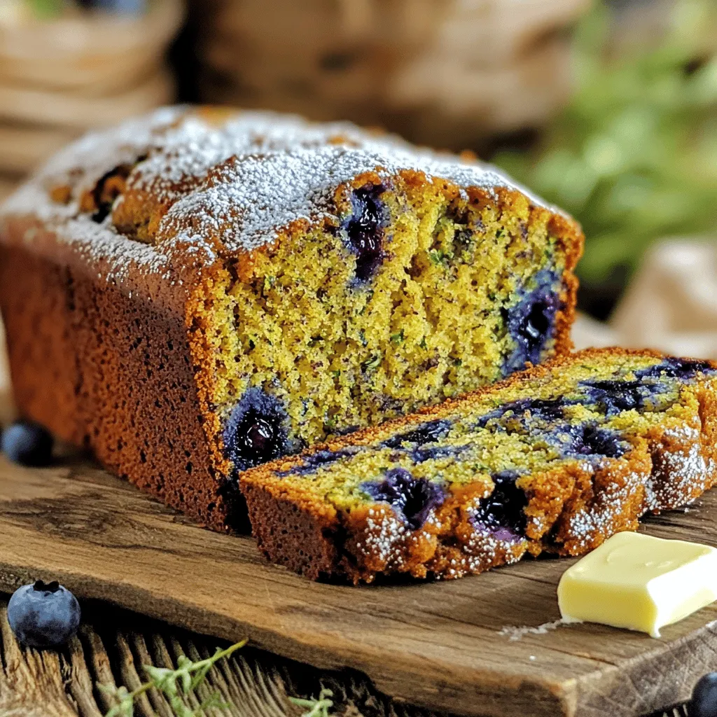Blueberry Zucchini Bread Flavorful and Easy Recipe