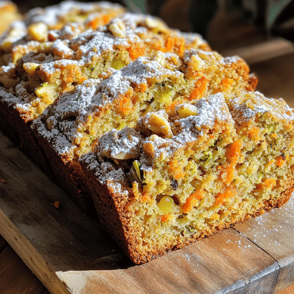 Carrot Apple Zucchini Bread Deliciously Simple Recipe