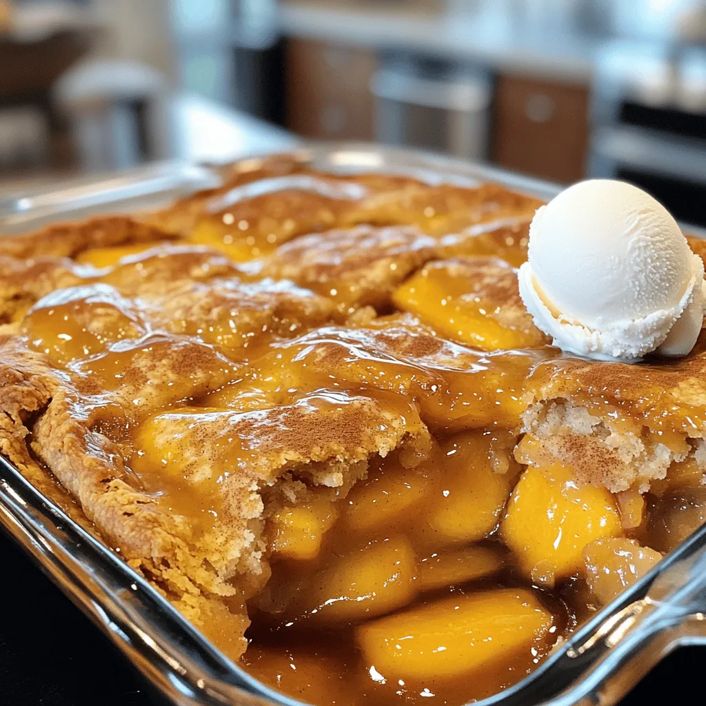 Easy Canned Peach Cobbler Simple and Flavorful Delight