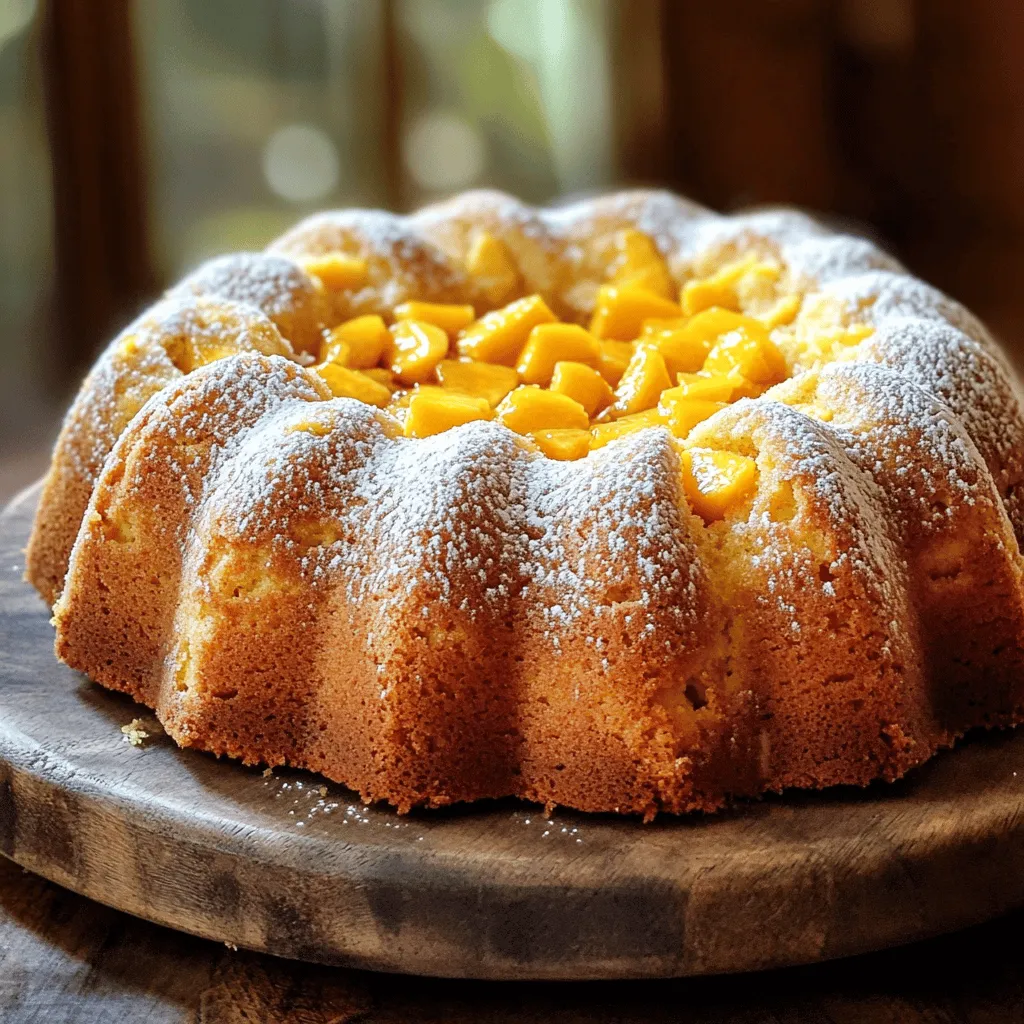 Peach Cobbler Cream Cheese Pound Cake Delightful Recipe