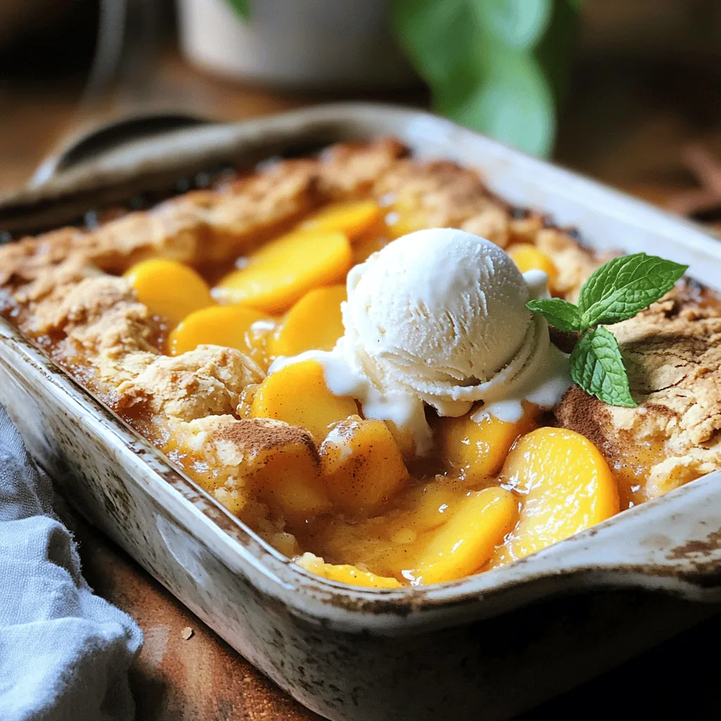 Fresh Peach Cobbler Delightful and Simple Dessert Recipe