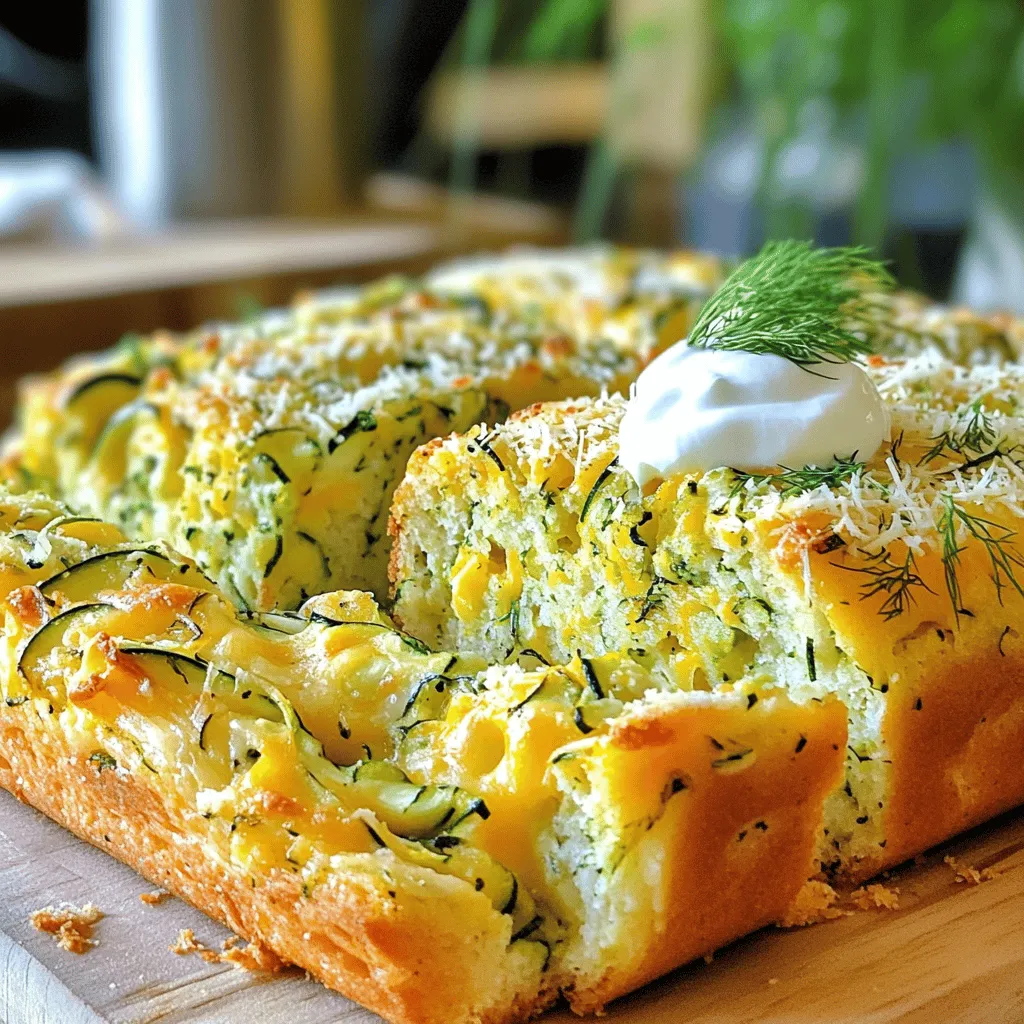 Zucchini Cheese Bread Hearty and Flavorful Delight