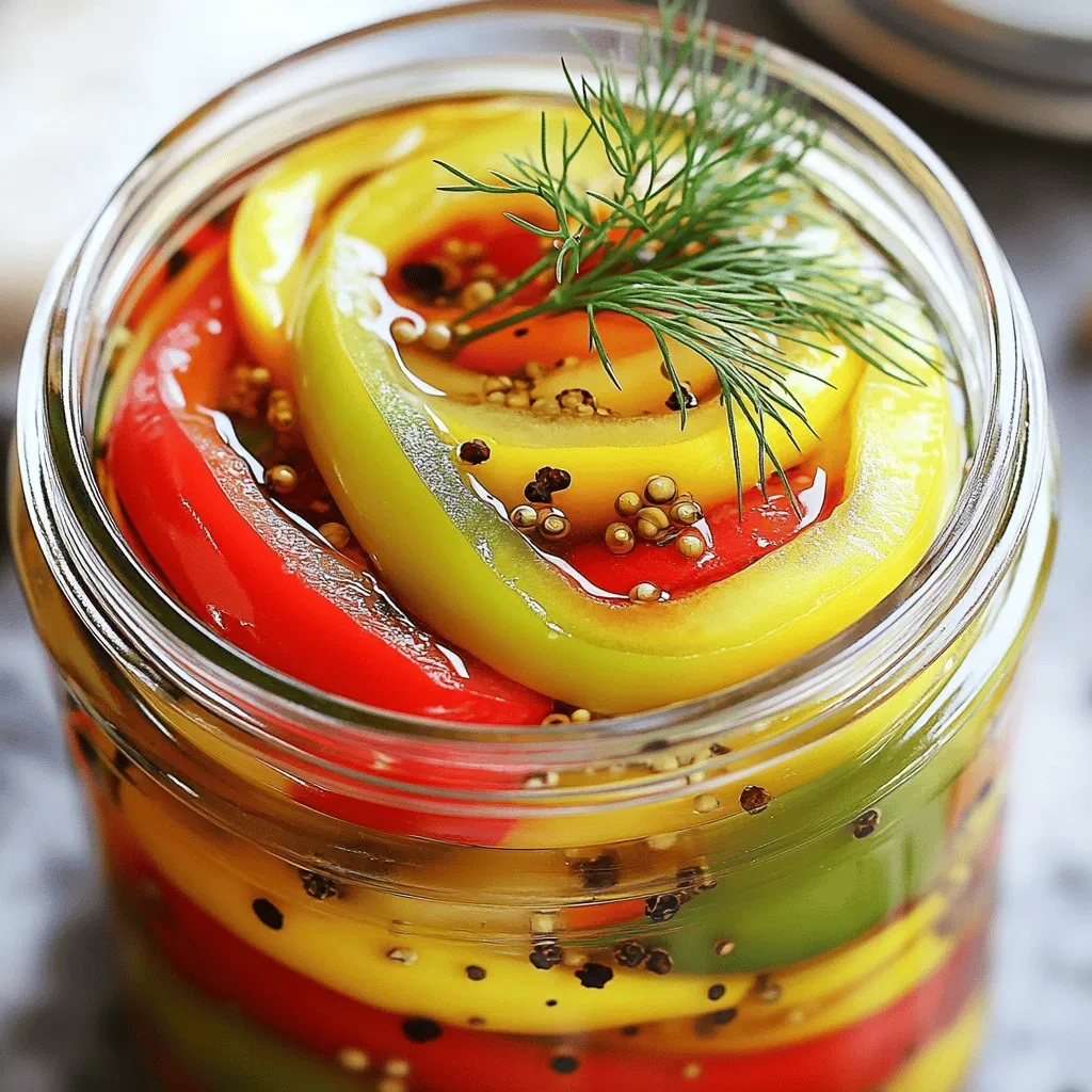 Easy Pickled Peppers Tangy and Flavorful Recipe