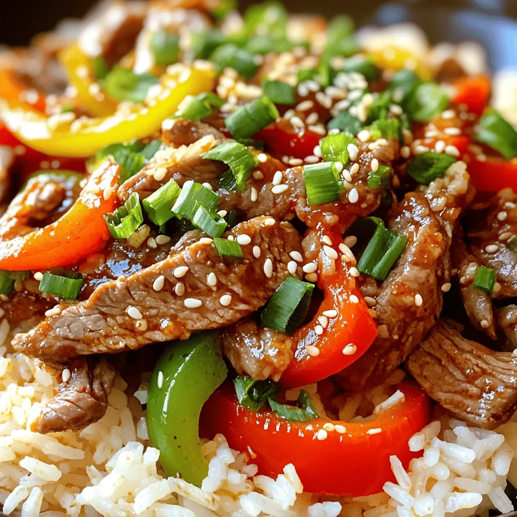 Crispy Chilli Beef Rice Savory and Quick Meal Recipe
