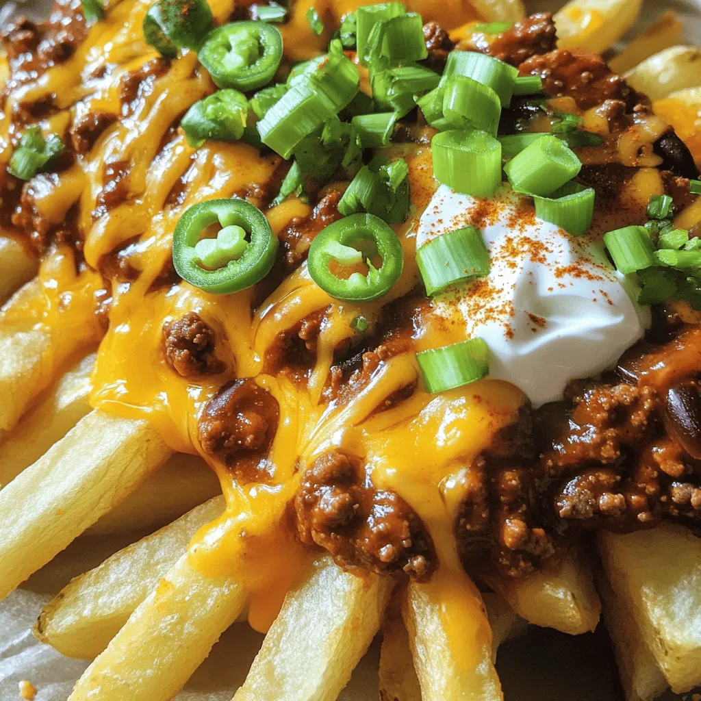 Chili Cheese Fries Irresistibly Cheesy and Flavorful