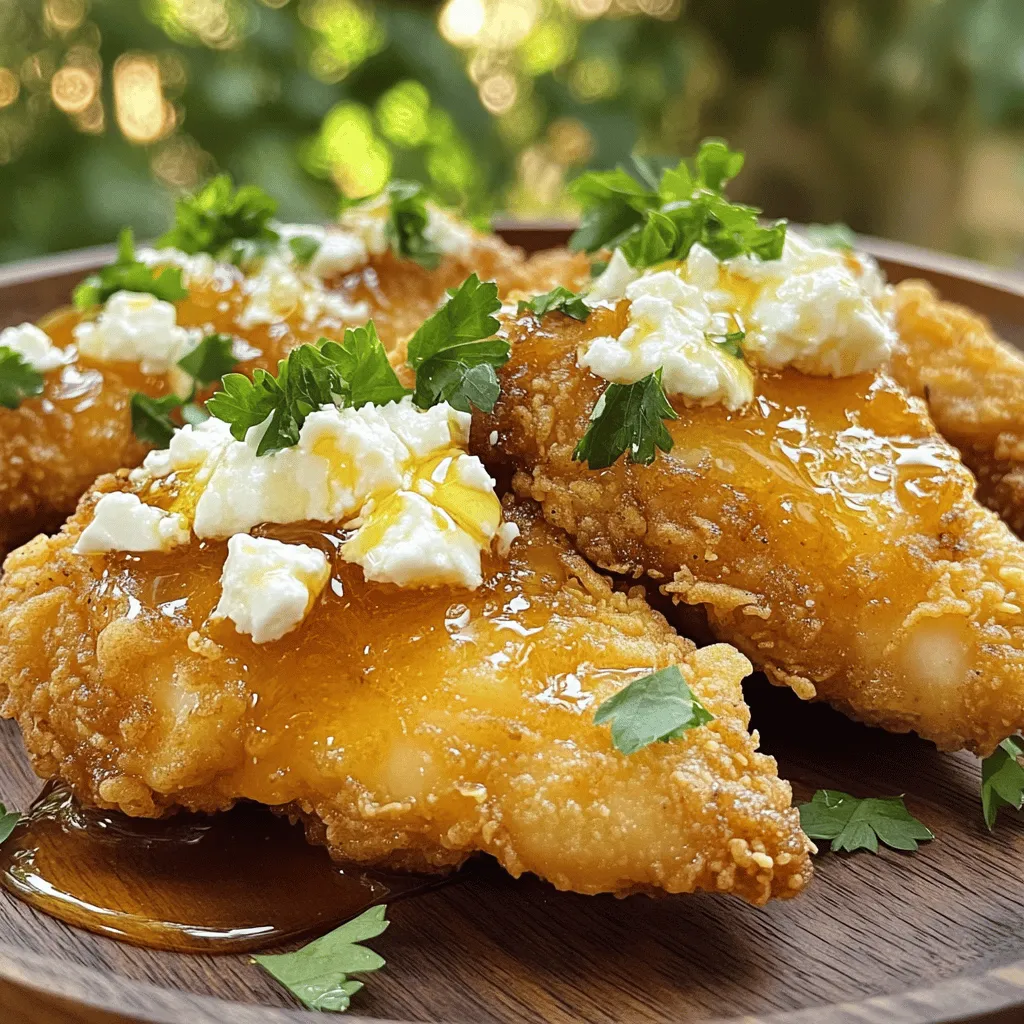 Crispy Hot Honey Feta Chicken Flavorful Dinner Delight