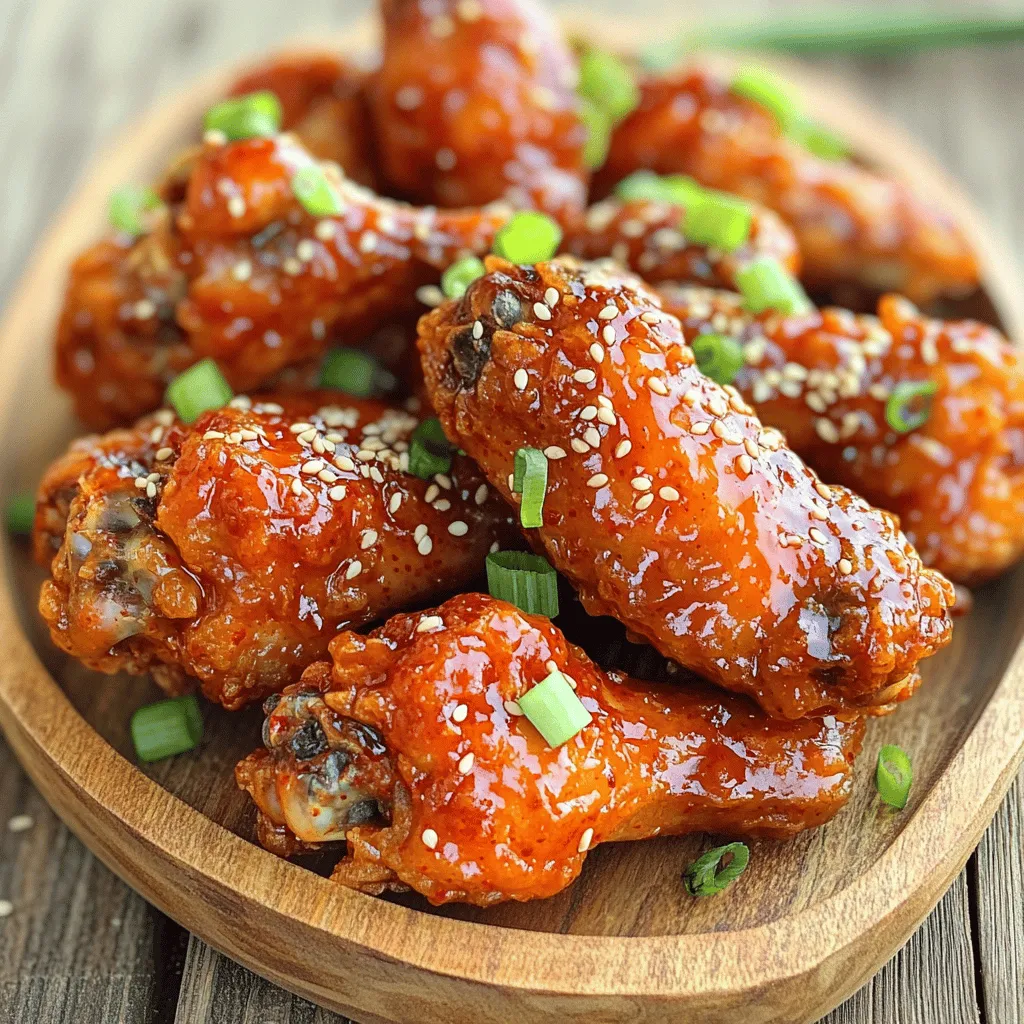 Sweet & Spicy Korean Fried Chicken Flavorful Delight