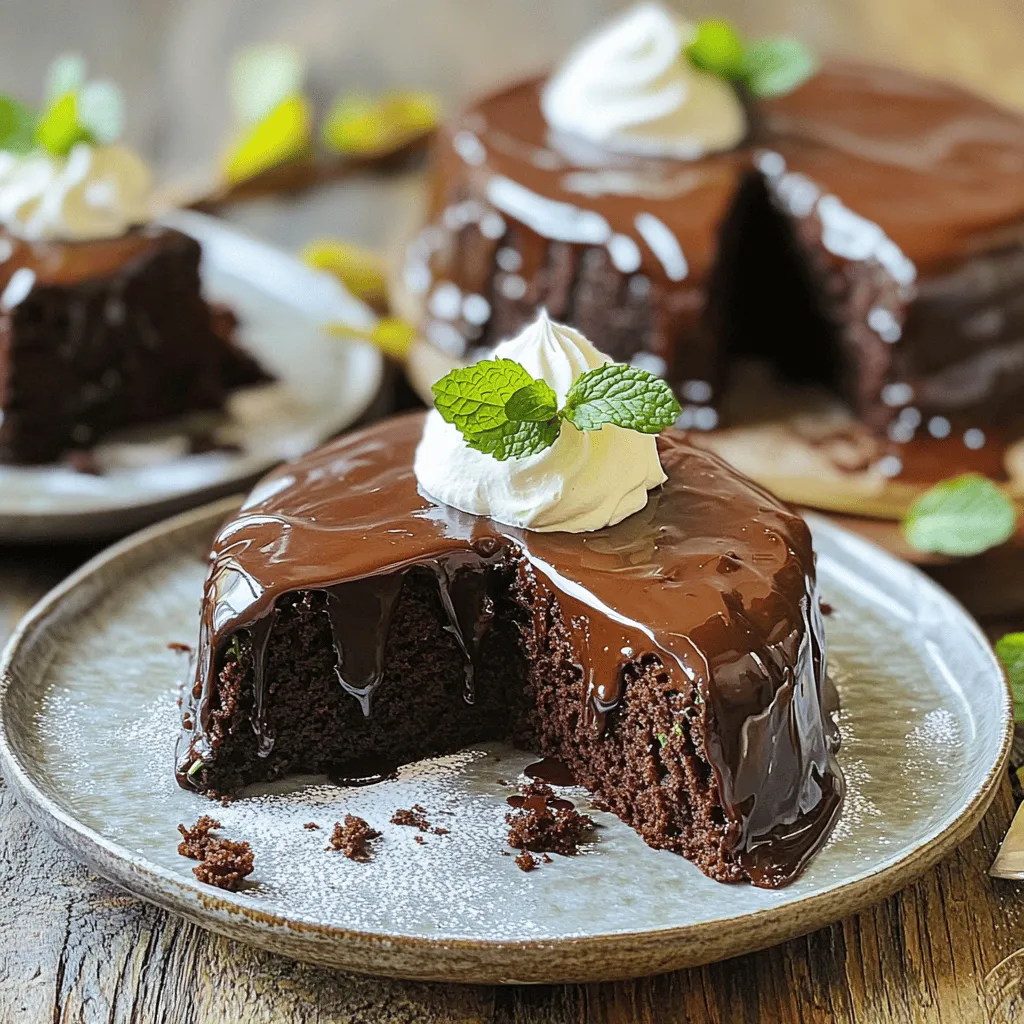 Easy Chocolate Zucchini Cake Delightful and Moist Recipe