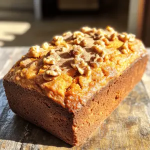To make Cinnamon and Spice Sweet Potato Bread, you need the following ingredients: - 1 cup cooked and mashed sweet potatoes - 1/2 cup packed brown sugar - 1/4 cup granulated sugar - 1/2 cup unsweetened applesauce - 1/3 cup vegetable oil - 2 large eggs, at room temperature - 1 teaspoon pure vanilla extract - 1 1/2 cups all-purpose flour - 1 teaspoon baking soda - 1 teaspoon baking powder - 1 teaspoon ground cinnamon - 1/2 teaspoon ground nutmeg - 1/4 teaspoon ground ginger - 1/4 teaspoon fine salt - 1/2 cup chopped walnuts or pecans (optional) Want to make your bread even more special? Here are some fun add-ins: - Chocolate chips for a sweet twist - Dried fruit, like raisins or cranberries - Shredded coconut for a tropical taste - A sprinkle of seeds, like sunflower seeds If you lack some items, here are easy swaps: - Use maple syrup instead of brown sugar for a different sweetness. - Replace applesauce with yogurt for a creamier texture. - Use coconut oil instead of vegetable oil for a hint of coconut flavor. - Substitute almond flour for all-purpose flour to make it gluten-free. Feel free to explore these options. You can find the full recipe above. Start by preheating your oven to 350°F (175°C). This step is key for even baking. While the oven warms, prepare a 9x5-inch loaf pan. You can grease it lightly or line it with parchment paper. This makes it easy to take the bread out later. In a large bowl, mix cooked and mashed sweet potatoes with brown sugar, granulated sugar, applesauce, vegetable oil, eggs, and vanilla extract. Use a whisk to mix these until they are smooth. This blend gives your bread its sweet and moist texture. In another bowl, sift together all-purpose flour, baking soda, baking powder, cinnamon, nutmeg, ginger, and salt. Sifting helps spread the flavors evenly. Next, gently fold the dry mix into the wet ingredients. Use a spatula or wooden spoon for this. Mix until just combined, leaving some small lumps. Overmixing can make the bread tough. If you want some crunch, fold in chopped walnuts or pecans at this stage. Now, carefully pour the batter into your prepared loaf pan. Use a spatula to smooth the top. This helps it bake evenly. Place the loaf pan in the oven and bake for 50-60 minutes. Check for doneness by inserting a toothpick into the center. If it comes out clean, the bread is ready. If the top browns too fast, cover it with aluminum foil. Once baked, remove the loaf from the oven. Let it cool in the pan for about 10 minutes. Then, gently transfer the bread to a wire rack to cool completely. This step is important for the best texture. Once cool, slice the bread. Enjoy it warm or at room temperature, perhaps with some butter or cream cheese. For a nice touch, sprinkle cinnamon on top! For the full recipe, you can refer back to the initial recipe section. To keep your sweet potato bread moist, use fresh, well-cooked sweet potatoes. Overcooking them can dry them out. Mash them until smooth for even mixing. You can also add unsweetened applesauce. It adds moisture and flavor. Be careful not to overmix your batter; it can make the bread dense. Gently fold the dry ingredients into the wet mixture until just combined. This method keeps your bread light and fluffy. One common mistake is using too much flour. Always measure it correctly. Spoon flour into your measuring cup without packing it down. Another mistake is overbaking the bread. Keep an eye on it near the end of the baking time. Use a toothpick to check for doneness. If it comes out clean, it’s ready. Lastly, don’t skip the cooling step. Letting it cool in the pan helps set the flavors. A good mixing bowl is key for making the batter. A sturdy spatula helps fold in the dry ingredients without overmixing. Use a 9x5-inch loaf pan for the best shape. A whisk mixes the wet ingredients well. Finally, have a wire rack ready for cooling. This setup will make your baking process smooth and easy. For the full recipe, check the [Full Recipe]. {{image_4}} If you love chocolate, try adding chips! Use 1 cup of semi-sweet chocolate chips. Fold them into the batter right before you pour it into the pan. The warm bread and melted chocolate make a perfect match. This twist will delight anyone who bites in. You can also use dark chocolate for a richer taste. Feel free to adjust the spices to suit your taste. You can add a pinch of allspice for warmth. Cardamom also brightens the flavor. If you want a bit of heat, a dash of cayenne can make it interesting. Mixing in a teaspoon of orange zest can add a fresh twist. Each spice brings a unique flavor, so get creative! If you need a nut-free bread, simply skip the nuts. You can replace the nuts with seeds like pumpkin or sunflower. These seeds add texture without the nut allergy risk. For a sweeter touch, consider adding dried fruits like raisins or cranberries. They’ll add chewiness and a burst of flavor. Remember, this sweet potato bread is versatile and can fit your needs! For the full recipe, be sure to check out the details above. To keep your cinnamon and spice sweet potato bread fresh, store it in an airtight container. This helps prevent it from drying out. If you plan to eat it within a few days, you can keep it at room temperature. Just place it in a cool, dry spot. For longer storage, I suggest refrigerating it. This slows down spoilage and keeps it tasty. Freezing your sweet potato bread is easy and effective. First, let the bread cool completely after baking. Then, wrap it tightly in plastic wrap. You can also use aluminum foil for extra protection. Place the wrapped bread in a freezer-safe bag. It can last up to three months in the freezer. When you're ready to enjoy it, just thaw it in the fridge overnight. Reheating your sweet potato bread is simple. You can use the oven or microwave. For the oven, preheat it to 350°F (175°C). Place the slices on a baking sheet and heat for about 10 minutes. If you're using a microwave, heat one slice at a time for about 15 to 20 seconds. You can add a little butter or cream cheese on top when serving to enhance the flavor. This makes each bite delightful! Yes, you can use canned sweet potatoes. They save time and add flavor. Make sure to drain them well before mashing. This helps keep the bread from being too wet. Using canned sweet potatoes can also make this recipe easier for busy cooks. To make cinnamon and spice sweet potato bread gluten-free, use gluten-free flour. You can find many brands that work well in baking. Just replace the all-purpose flour with the same amount of gluten-free flour. You may need to adjust the baking soda and powder slightly, so check the package for guidance. Serve the bread warm, sliced, with butter or cream cheese. You can add a sprinkle of cinnamon on top for a nice touch. This bread pairs well with coffee or tea. For a fun twist, try it with a drizzle of honey or maple syrup. Enjoy it for breakfast or as a snack! For the full recipe, check out the link. This blog post covered how to make sweet potato bread. We looked at ingredients, step-by-step instructions, and tips for making moist bread. You learned about variations like chocolate chips and spice mix options. Storage advice ensures your bread stays fresh, while the FAQs answered common questions. Making sweet potato bread is fun and rewarding. With practice and creativity, you can bake delicious treats. Enjoy the process and share your tasty creations with others. Happy baking!
