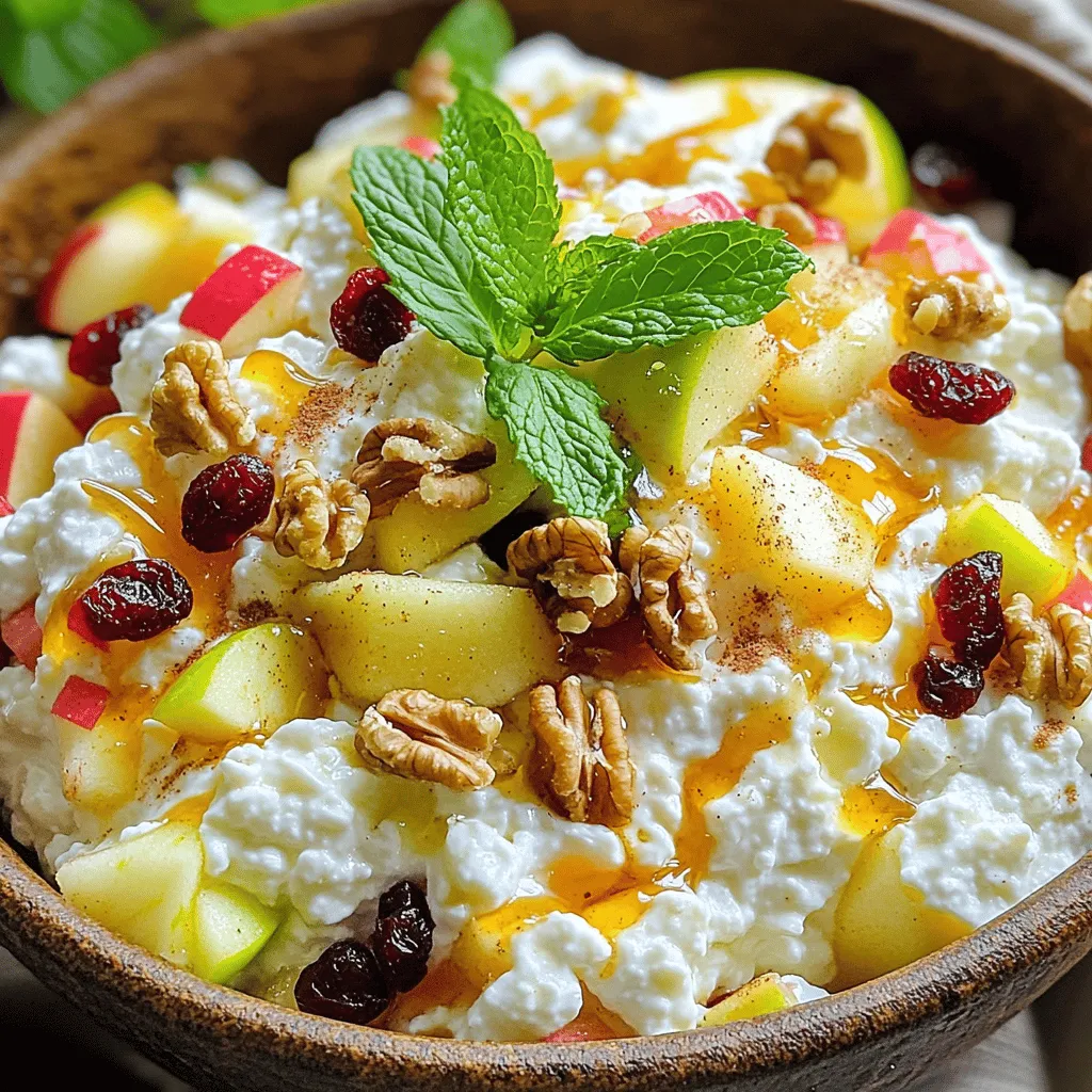 Cottage Cheese and Apple Salad Flavorful and Fresh