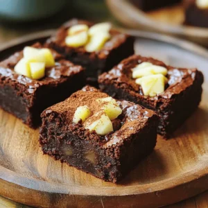 To make sugar free apple brownies, you need: - 2 medium apples, peeled and finely grated - 1 cup almond flour - 1/2 cup unsweetened cocoa powder - 1/3 cup unsweetened applesauce - 1/4 cup erythritol or any preferred sugar substitute - 2 large eggs - 1 teaspoon pure vanilla extract - 1/2 teaspoon baking soda - 1/2 teaspoon ground cinnamon - Pinch of salt Using fresh, high-quality ingredients makes a big difference. The apples should be crisp and juicy. This adds moisture and sweetness without sugar. I prefer almond flour for its nutty taste and gluten-free nature. Unsweetened cocoa powder gives rich flavor. Erythritol is a great choice for a sugar substitute since it has no calories. Always check the labels to ensure they are truly sugar-free. These brownies are a tasty treat that won’t ruin your diet. Each brownie contains about: - 90 calories - 5 grams of fat - 10 grams of carbs - 2 grams of fiber - 3 grams of protein This makes them a guilt-free dessert option. With the right ingredients, you can enjoy dessert without the sugar crash. For the full recipe, see below. First, you need to preheat your oven to 350°F (175°C). This helps your brownies bake evenly. Next, take an 8x8 inch baking pan and line it with parchment paper. This step keeps your brownies from sticking to the pan. In a large bowl, combine the grated apples, unsweetened applesauce, and eggs. I like to use a whisk to mix these ingredients well. Make sure everything blends together smoothly. This mixture gives your brownies moisture and flavor. Now, grab another bowl to sift together the almond flour, unsweetened cocoa powder, erythritol, baking soda, ground cinnamon, and a pinch of salt. Sifting helps mix the dry ingredients evenly. This step is key for a good texture in your brownies. Slowly add the dry mix to the wet ingredients. Use a spatula to stir gently until just combined. Avoid overmixing to keep your brownies tender. Once mixed, pour the batter into your prepared pan. Spread it out evenly. Bake in the preheated oven for 20-25 minutes. To check if they are done, insert a toothpick in the center. It should come out clean. After baking, let your brownies cool in the pan for about 10 minutes. Then, transfer them to a wire rack to cool completely. Cut into squares for serving. You can find the Full Recipe to follow these steps. To get the right texture in your apple brownies, use finely grated apples. This helps blend the fruit well. Mixing the wet and dry ingredients gently is key. Overmixing can make brownies tough. Bake them until a toothpick comes out clean, but don't overbake. One common mistake is using too much cocoa powder. Stick to the recipe to keep the balance right. Another mistake is not measuring the apples correctly. Too few apples can make the brownies dry. Also, ensure your oven is preheated before baking. This helps brownies rise and cook evenly. For serving, consider dusting your brownies with cocoa powder or cinnamon. This adds a nice touch. You can also add a dollop of sugar-free whipped cream. Want a twist? Serve them warm with fresh apple slices. For more ideas, check the Full Recipe for inspiration! {{image_4}} You can swap out erythritol for other sweeteners. Stevia and monk fruit are great options. Each has a unique flavor and sweetness level. When using these, adjust the amount based on your taste. Always check the package for conversion rates. This way, you can create a sugar-free brownie that suits you. For a crunchy texture, add nuts like walnuts or pecans. Chopped nuts bring flavor and health benefits. Mix in about half a cup for a delightful surprise in each bite. If you love chocolate, try adding sugar-free chocolate chips. They melt beautifully and enhance the chocolate taste of the brownies. Spices can take your brownies to the next level. Add a dash of nutmeg or a bit more cinnamon for warmth. For an extra layer of flavor, consider using almond or maple extract. Just a teaspoon can change the whole taste. Experimenting with these flavors can make your brownies unique and delicious. Remember, you can find the full recipe to guide you through these variations. Enjoy your creative journey! After enjoying your tasty brownies, store any leftovers in an airtight container. This helps keep them fresh. Place the container in a cool, dry place. If you want to keep them longer, you can refrigerate them. They stay good in the fridge for up to one week. If you have more brownies than you can eat, freezing is a great option. First, let the brownies cool completely. Next, cut them into squares. Wrap each square in plastic wrap. Then, place the wrapped brownies in a freezer-safe bag or container. They can last for up to three months in the freezer. When you're ready to enjoy them, just thaw them at room temperature. To reheat your brownies, use the oven for the best results. Preheat the oven to 300°F (150°C). Place the brownies on a baking sheet. Heat them for about 10 minutes. You can also microwave them for 15-20 seconds. Just be careful not to overheat, or they will dry out. Serve warm for a gooey treat, perfect with a scoop of sugar-free ice cream! Yes, you can use different types of apples. Each apple brings its own flavor. I like using Granny Smith for a tangy taste. Honeycrisp adds sweetness and crispness. Feel free to mix varieties for deeper flavor. Yes, these brownies are gluten-free. Almond flour is the main flour used. It works well for gluten-free baking. You can enjoy these treats without worry if you avoid gluten. To make these brownies dairy-free, simply use dairy-free alternatives. Replace eggs with flax eggs if needed. Use unsweetened almond milk in place of any dairy. This keeps the brownies tasty and dairy-free. Check the brownies after 20 minutes. Insert a toothpick into the center. If it comes out clean, they are done. If it has batter on it, give them a few more minutes. You can find the full recipe in the section above. It has all the details you need to make these tasty treats. Enjoy baking! In this post, we covered the key ingredients for perfect brownies. We discussed how to prep, mix, and bake them for success. You learned useful tips for texture and common mistakes to dodge. We also shared tasty variations to try and the best storage methods for leftovers. Remember, baking is about fun and creativity. Use this guide to make delicious brownies that everyone will love. Enjoy your baking journey!