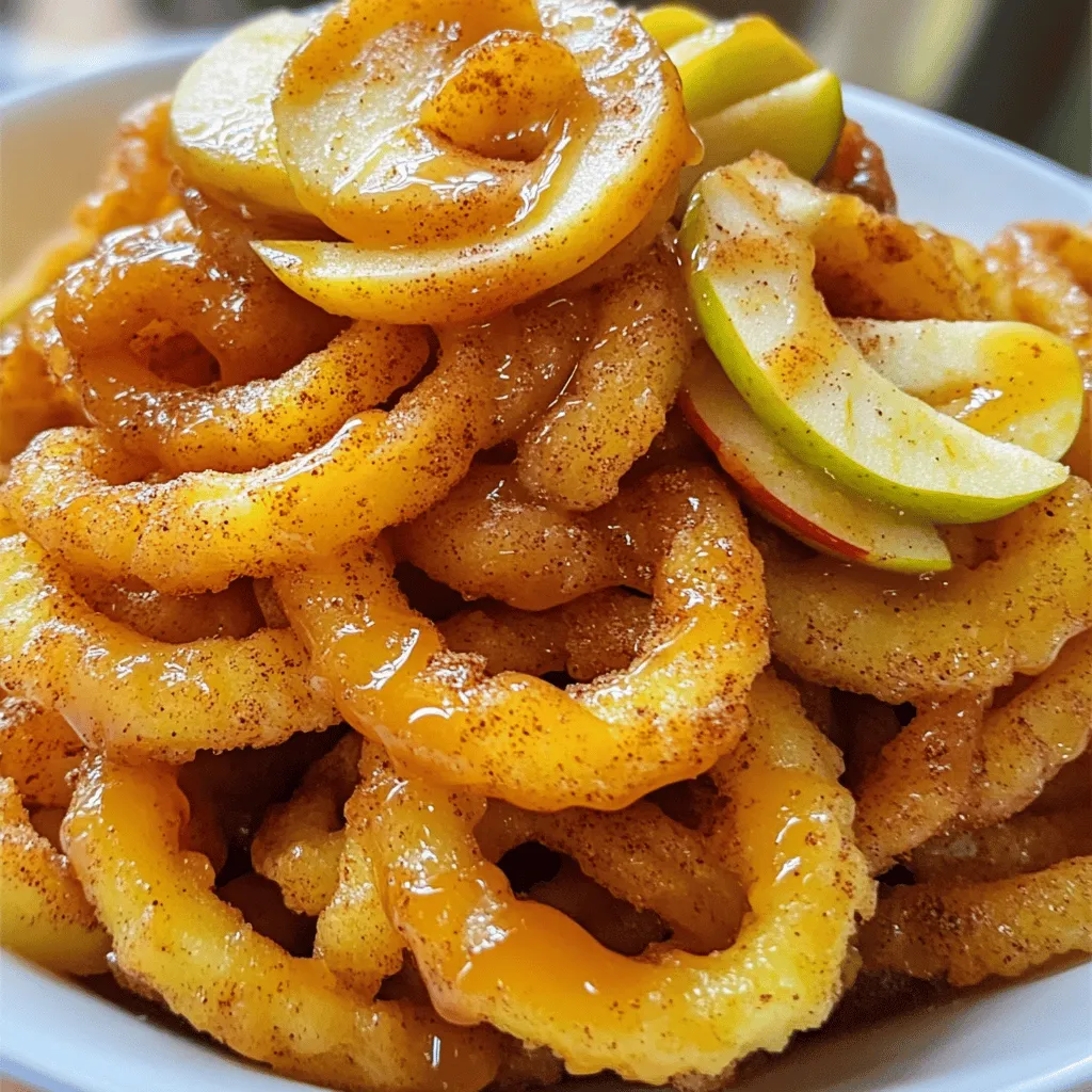Irresistible Apple Cinnamon Curly Fries Recipe