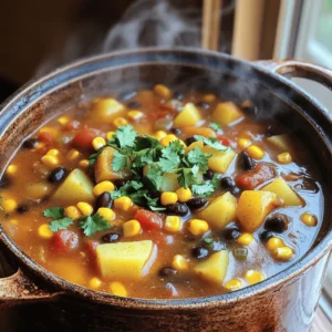 To make a great cowboy stew, you need a few key ingredients. Each one adds flavor and texture to your dish. Here is a list to guide you: - 1 lb (450g) ground beef - 1 cup onion, finely diced - 2 cloves garlic, minced - 2 cups potatoes, peeled and diced - 1 can (15 oz) diced tomatoes with their juices - 1 can (15 oz) black beans, drained and rinsed - 1 cup corn (fresh or frozen) - 2 cups beef broth - 1 tablespoon chili powder - 1 teaspoon ground cumin - Salt and pepper to taste - 1 tablespoon olive oil - Fresh cilantro, chopped (for garnish) Ground beef serves as the hearty base. It gives the stew its rich flavor. Onions and garlic add a nice aroma and depth. Potatoes make the stew filling and hearty. The diced tomatoes and black beans provide a great texture and taste. Corn adds sweetness and color. Beef broth brings everything together. Chili powder and cumin give the stew warmth and spice. Salt and pepper enhance all the flavors. Finally, olive oil helps cook the onions and garlic. I love to add fresh cilantro on top for a pop of color and flavor. This cowboy stew recipe is easy, fun, and perfect for comfort food lovers. For the full recipe, check out the details. 1. Start by heating 1 tablespoon of olive oil in a large pot over medium heat. 2. Add 1 cup of finely diced onion. Sauté for about 5 minutes until soft. 3. Next, add 2 cloves of minced garlic. Cook for 1 more minute, stirring often. 4. Now, add 1 pound of ground beef. Break it apart with a wooden spoon. 5. Cook until the beef is browned, about 6-8 minutes. Drain any fat to avoid greasiness. 1. Add 2 cups of diced potatoes to the pot. 2. Then, add 1 can of diced tomatoes with their juices. 3. Toss in 1 can of black beans, drained and rinsed, and 1 cup of corn. 4. Pour in 2 cups of beef broth. Add 1 tablespoon of chili powder and 1 teaspoon of cumin. 5. Season with salt and pepper. Stir to mix all the ingredients well. 6. Make sure the potatoes are submerged in the broth. 7. Increase the heat to bring it to a boil. Then reduce to low heat. Cover and simmer for 30-35 minutes. Stir occasionally to prevent sticking. 1. After cooking, taste the stew. Adjust the seasoning with more salt or pepper if needed. 2. Serve the cowboy stew hot. Garnish with chopped fresh cilantro for a pop of color. 3. Enjoy it with crusty bread or cornbread for a filling meal. For more details, check the [Full Recipe]. To make Cowboy Stew just right, focus on even cooking of the potatoes. Cut them into small, uniform pieces. This helps them cook at the same rate. Stir the stew well to ensure all ingredients mix well. This will help the flavors blend. You also want to avoid a greasy stew. After browning the ground beef, drain any fat that collects in the pot. This keeps the stew light and tasty. If you notice excess fat, you can skim it off before serving. To boost flavor, consider adding spices and herbs. You can try paprika or cayenne for extra heat. A sprinkle of oregano also brings nice depth. Feel free to experiment with your favorite spices. Each adds a unique twist to the dish. For garnishes, fresh cilantro is a great choice. It adds a bright flavor and makes the stew look nice. You can also use sour cream or shredded cheese on top. These add creaminess that pairs well with the stew's hearty nature. For the full recipe, check out the Cowboy Stew Delight section above! {{image_4}} You can change the meat in Cowboy Stew. Ground turkey works well. It is leaner but still tasty. If you prefer a meat-free dish, try a vegetarian option. Use crumbled tofu or lentils instead of beef. These will soak up flavors nicely. For veggies, you can switch things up too. Try using sweet potatoes instead of regular potatoes. They add a nice sweetness. You can also add bell peppers or zucchini for extra color and taste. This way, you make the stew your own. If you like heat, adjust the chili powder. Start with one tablespoon, then taste. If it’s not spicy enough, add more. You can also add jalapeños for a kick. For a mild version, cut back on the chili powder. Start with half a tablespoon. Taste it, then add more if you want. Everyone has their own spice level, so make it yours! To keep your cowboy stew fresh, store it in the fridge. Use an airtight container. It will last for about 3 to 4 days. Make sure the stew is cool before sealing the container. This step helps keep it tasty. For long-term storage, freezing is a great option. Let the stew cool completely first. Then, pour it into freezer bags or containers. Leave some space at the top for expansion. When stored properly, it can last for up to 3 months in the freezer. When you’re ready to enjoy your cowboy stew again, reheating correctly is key. The best way is on the stove. Pour the stew into a pot over medium heat. Stir often until it’s hot throughout. This method helps keep the flavors strong. You can also use the microwave. Place the stew in a microwave-safe bowl. Cover it loosely with a lid or microwave-safe plastic wrap. Heat it in short bursts, stirring in between. This way, you avoid hot spots and keep the texture nice. What can I serve with Cowboy Stew? You can serve Cowboy Stew with tasty bread or cornbread. Both add warmth and texture. For a kick, try pickled jalapeños on the side. They give a nice zing! How long does Cowboy Stew last in the fridge? Cowboy Stew stays fresh for about 3 to 5 days in the fridge. Store it in an airtight container. If you want it to last longer, freeze it! Can I make Cowboy Stew in a slow cooker? Yes! You can make Cowboy Stew in a slow cooker. Brown the meat first, then add all the ingredients. Cook on low for 6 to 8 hours or until everything is tender. Can I substitute ground beef? Absolutely! You can use ground turkey, chicken, or even plant-based meat. Each option brings a unique flavor. Adjust the spices to match your choice for the best taste. Is Cowboy Stew gluten-free? Yes, Cowboy Stew is gluten-free. The main ingredients, like beef, beans, and veggies, do not contain gluten. Just check any canned goods for hidden gluten. Enjoy this hearty meal worry-free! Cowboy stew is a hearty dish packed with flavor. You learned about essential ingredients like ground beef, fresh veggies, and canned goods. Preparing it involves sautéing onions and browning beef. Then, combine all ingredients for a delicious meal. Tips help enhance its taste and ensure even cooking. Don't forget the variations for a unique twist. Lastly, proper storage keeps it fresh. Enjoy making this comforting stew often!