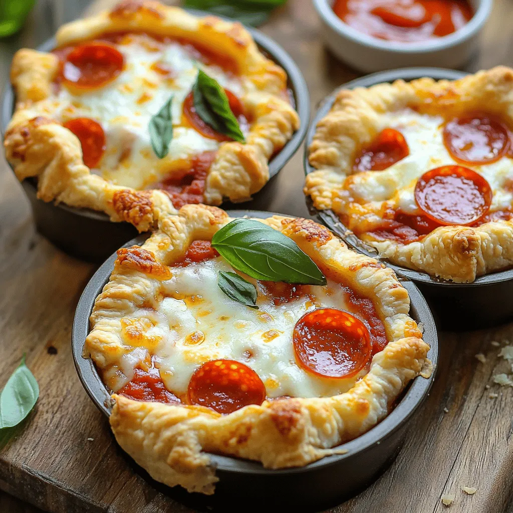 Mini Pizza Pot Pies Flavorful and Easy Dinner Idea