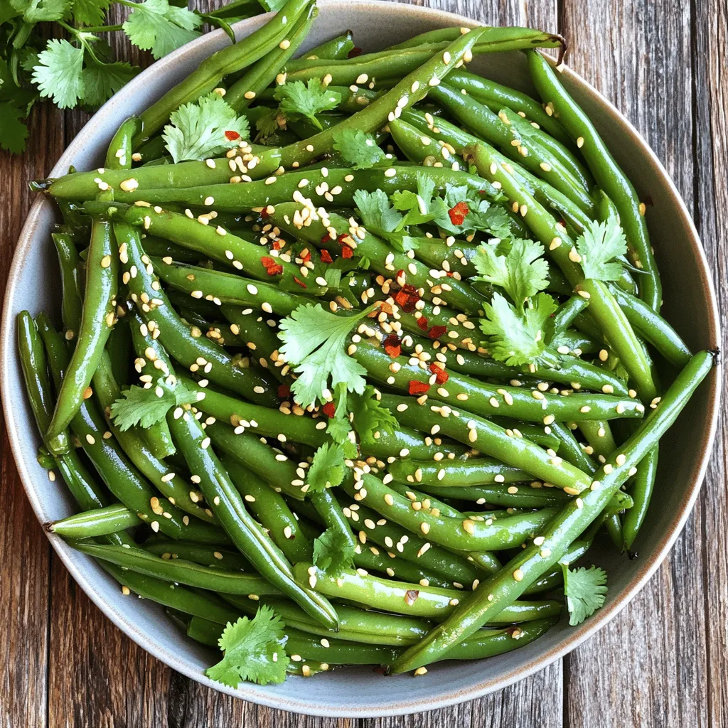 Garlic Ginger Green Beans Flavorful and Easy Recipe