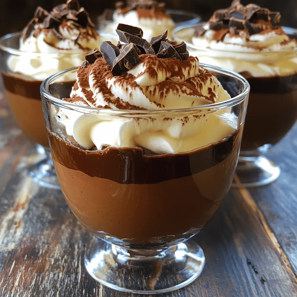 Velvety Coffee Mousse Rich and Creamy Dessert Delight
