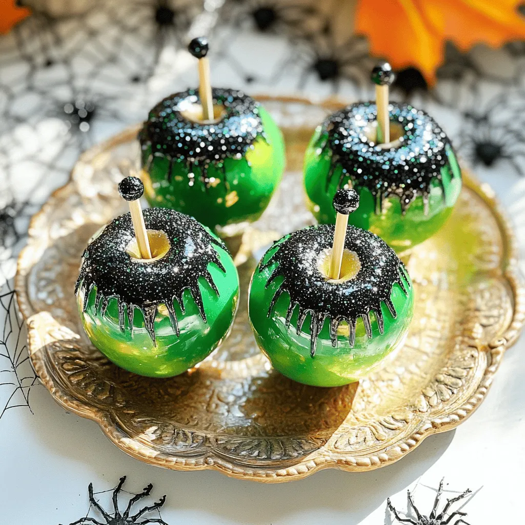 Halloween Poison Apples Recipe Spooky Treat Delight