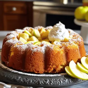 The key ingredients make this apple cider pound cake rich and flavorful. Here’s what you need: - 1 ½ Cups all-purpose flour - 1 Teaspoon baking powder - ½ Teaspoon baking soda - ½ Teaspoon salt - ½ Teaspoon ground cinnamon - ¼ Teaspoon ground nutmeg - ¾ Cup unsalted butter, softened to room temperature - 1 Cup granulated sugar - 3 Large eggs, at room temperature - 1 Teaspoon vanilla extract - ½ Cup apple cider, preferably fresh - ½ Cup unsweetened applesauce - 1 Cup chopped fresh apples (preferably Granny Smith or Honeycrisp) These ingredients create a moist and tender cake. The butter and sugar add richness, while the apples provide texture and flavor. For those who want to elevate their cake, consider these optional ingredients: - Chopped walnuts or pecans for a nutty crunch - A pinch of ground ginger for extra spice - Dried cranberries or raisins for sweetness These additions can make your cake unique and even more delicious. To make your baking easier, gather these tools: - A 9x5-inch loaf pan - Parchment paper or cooking spray - Mixing bowls (one large and one medium) - Electric mixer or whisk - Rubber spatula for folding in ingredients - Toothpick to check for doneness Having the right tools helps you bake with ease. You’ll enjoy the process and the final result! For the full recipe, refer to the details above. Start by preheating your oven to 350°F (175°C). This step ensures even baking. Next, grab a 9x5-inch loaf pan. Grease it well with butter or oil. You can also use parchment paper. This helps with easy removal later. In a medium bowl, mix the dry ingredients. Combine 1 ½ cups of all-purpose flour, 1 teaspoon of baking powder, ½ teaspoon of baking soda, ½ teaspoon of salt, ½ teaspoon of ground cinnamon, and ¼ teaspoon of ground nutmeg. Whisk these until they blend well. In a larger bowl, cream ¾ cup of softened unsalted butter with 1 cup of granulated sugar. Use an electric mixer. Beat it on medium speed for about 3-4 minutes. It should look light and fluffy. Add 3 large eggs, one at a time. Mix well after each egg. Finally, add 1 teaspoon of vanilla extract. Now, it’s time to mix the dry and wet ingredients. Gradually add the dry mixture to the wet one. Alternate this with ½ cup of apple cider and ½ cup of unsweetened applesauce. Start and end with the dry mix. Mix until just combined to keep the cake fluffy. After that, gently fold in 1 cup of chopped fresh apples. This adds texture and flavor. Pour the batter into your prepared loaf pan. Smooth the top with a spatula. Now, place it in the preheated oven. Bake for 55-65 minutes. To check if it’s done, insert a toothpick into the center. If it comes out clean, the cake is ready. Let it cool in the pan for 10 minutes. Then, transfer it to a wire rack to cool completely. Enjoy your delicious apple cider pound cake! For the complete recipe, refer to the [Full Recipe]. To make your cake fluffy, start with room temperature ingredients. Butter and eggs mix better when they’re warm. Cream the butter and sugar well. You need air in your mix. This step takes about 3-4 minutes. Don’t rush it! When you add the dry mix, do it slowly. Mix until just blended. Overmixing can lead to a dense cake. Measure your flour correctly. Use a spoon to fill your measuring cup. Don’t scoop the flour directly. This can pack it down and add too much. Always level off the top with a knife. For liquids, use a clear measuring cup. Pour until you reach the right line. Accuracy matters for the best outcome. One common mistake is forgetting to preheat your oven. Always set it to 350°F (175°C) first. Another error is not greasing the pan. This can lead to your cake sticking. Also, avoid using cold eggs or butter. They won’t mix well. Finally, don’t skip the apple cider. It adds flavor and moisture. For the full recipe, check out the detailed instructions above. {{image_4}} You can boost your cake's flavor with spices. Try adding ground ginger or cloves for a warm touch. Use one teaspoon of ground ginger or half a teaspoon of cloves. These spices pair well with apple cider and create a cozy taste. While apples shine in this recipe, feel free to experiment. Pears also work well; they add sweetness and moisture. Diced peaches or berries can bring a fresh twist. Just keep the total fruit amount similar for the best result. A glaze can make your cake even more special. Mix powdered sugar with apple cider to create a simple glaze. Drizzle it on top for a sweet finish. You can also serve the cake with a scoop of vanilla ice cream or whipped cream. These toppings enhance the flavors and add a fun element to each slice. For a more colorful presentation, add some sliced almonds or pecans. Enjoy these ideas to personalize your cake from the full recipe. To keep your apple cider pound cake fresh, wrap it tightly in plastic wrap. This helps it stay moist. You can also place it in an airtight container. Store it at room temperature for up to three days. If you live in a humid area, refrigerate it to prevent spoilage. Freezing is a great way to save your pound cake. First, let the cake cool completely. Then, wrap it well in plastic wrap and foil. This prevents freezer burn. You can freeze it for up to three months. When you’re ready to enjoy it, thaw it in the fridge overnight. When it comes to serving, slice the cake after thawing. You can dust it with powdered sugar for a nice touch. Pair each slice with whipped cream or vanilla ice cream. Fresh apple slices make a lovely addition too. This enhances the flavor and adds a nice crunch. Enjoy your delicious cake! For the complete recipe, check out the Full Recipe section above. Yes, you can use different types of cider. Hard cider adds a nice kick, while sweet cider gives a gentle taste. Experimenting with flavored ciders can also create fun twists. Just remember to adjust sugar levels in the recipe. Always taste the cider first to see how it fits your cake. Apple cider pound cake stays fresh for about 4-5 days at room temperature. Keep it in an airtight container to lock in moisture. If you want to save it longer, refrigerate it for up to a week. For even more time, freeze the cake. Wrap it well to avoid freezer burns. You can serve this cake with many tasty options. A scoop of vanilla ice cream pairs perfectly. Fresh whipped cream adds a light touch. You might also enjoy it with caramel sauce or a sprinkle of nuts. Fresh apple slices make a lovely garnish too. Yes, you can make this recipe gluten-free. Substitute all-purpose flour with a 1:1 gluten-free blend. Check the blend for xanthan gum, which helps with texture. Always follow the package instructions for best results. Enjoy your gluten-free apple cider pound cake! If you want the full recipe, check out the Apple Cider Bliss Pound Cake. You learned how to make a delicious apple cider pound cake. We covered key and optional ingredients, essential tools, and easy steps for baking. I shared tips for a fluffy cake and ways to add more flavor through variations. Remember to store any leftovers properly and try different ciders for variety. This cake is sure to impress at any gathering. Enjoy the sweet, warm taste of fall in every bite!