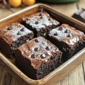 To make the best zucchini brownies, you need a few key ingredients: - 1 cup finely grated zucchini (about 1 medium zucchini; squeeze out excess moisture) - 1 cup all-purpose flour - 1/2 cup unsweetened cocoa powder These ingredients create a rich, moist brownie with a hint of sweetness. The zucchini adds moisture without changing the taste. You can enhance your brownies with these optional ingredients: - Chocolate chips - Chopped walnuts Adding chocolate chips gives a nice burst of chocolate. Walnuts add crunch and a nutty flavor. You can mix and match these add-ins based on your taste. For the full recipe, check out the details above! - Preheat the oven to 350°F (175°C). - Prepare a 9x9 inch baking dish. You can grease it lightly or line it with parchment paper. - In a medium bowl, combine: - 1 cup all-purpose flour - 1/2 cup unsweetened cocoa powder - 1/2 teaspoon baking soda - 1/4 teaspoon baking powder - 1/4 teaspoon salt - In a large bowl, blend: - 1/2 cup granulated sugar - 1/2 cup packed brown sugar - 1/2 cup vegetable oil - Mix these until smooth. - Crack in 2 large eggs and add 1 teaspoon vanilla extract. Whisk until combined and slightly frothy. - Gradually add the dry mixture to the wet mixture. Stir just enough to combine. Some lumps are okay! - Fold in: - 1 cup finely grated zucchini - Optional: 1/2 cup chocolate chips and/or 1/4 cup chopped walnuts. - Make sure the zucchini is well mixed into the batter. - Pour the batter into the prepared dish. - Spread it out evenly with a spatula. - Place the dish in the oven and bake for 25-30 minutes. Check for doneness by inserting a toothpick. It should come out with a few moist crumbs. This guide leads you to the best zucchini brownies you'll ever eat. For the full recipe, check the details above. To make the best zucchini brownies, start by checking the moisture of the zucchini. - Ensure the right zucchini moisture level: Use a medium zucchini and grate it finely. After grating, squeeze out the extra moisture. This step helps prevent the brownies from being too wet. Too much moisture can lead to a soggy texture. - Avoiding overmixing the batter: When you combine your wet and dry ingredients, mix just enough until they are blended. It's okay to have some lumps. Overmixing can make the brownies tough instead of soft. Once your brownies are baked and cooled, it’s time to serve them. - Presentation tips with powdered sugar: A light dusting of powdered sugar gives a nice finish. Use a small sieve to sprinkle it evenly over the brownies for a beautiful look. - Pairing with ice cream: Serve warm brownies with a scoop of vanilla ice cream. The warm chocolate and cold ice cream create a perfect mix for your taste buds. Drizzle some chocolate sauce over the top for extra fun. Let’s talk about some common mistakes that can ruin your brownies. - Using too much zucchini: Stick to one cup of finely grated zucchini. More can make your brownies soggy. - Overbaking the brownies: Keep an eye on your baking time. Overbaking can make them dry. Use a toothpick to check for doneness. If it comes out with a few moist crumbs, they're ready! Remember these tips, and you'll bake the best zucchini brownies ever! Check out the Full Recipe for all the details. {{image_4}} You can play with flavors in your zucchini brownies. One fun option is to add peppermint extract. Just a few drops can make your brownies taste like a minty treat. This twist is great for special occasions or a fresh take on a classic. Another exciting variation is swapping cocoa powder for white chocolate. This change gives the brownies a creamy flavor. You can melt white chocolate and mix it into the batter. It adds a new level of sweetness that pairs well with zucchini. If you need gluten-free zucchini brownies, you can easily make them. Just use gluten-free flour instead of all-purpose flour. This simple swap keeps the brownies soft and moist while meeting dietary needs. For vegan options, replace eggs with flaxseed meal. Mix one tablespoon of flaxseed meal with three tablespoons of water. Let it sit for a few minutes until it thickens. You can also use applesauce instead of oil. This makes the brownies moist and keeps them healthy. You can find the Full Recipe to try these ideas and more! Store your brownies at room temperature. Use an airtight container to keep them fresh. Place parchment paper between the layers to avoid sticking. This method helps them last about four days. If you need to keep them longer, consider refrigeration. Wrap the brownies in plastic wrap before placing them in the fridge. They can stay fresh for up to a week this way. Freezing brownies is a smart way to save leftovers. First, let the brownies cool completely. Then, cut them into squares. Wrap each square tightly in plastic wrap. Place the wrapped brownies in a freezer-safe bag. You can freeze them for up to three months. To thaw, remove them from the freezer and let them sit at room temperature. This method keeps their taste and texture intact. Enjoy your zucchini brownies anytime! For the full recipe, check out the Ultimate Zucchini Brownies You'll Savor! To keep your zucchini brownies moist, use fresh, finely grated zucchini. Squeeze out any extra water before adding it to the batter. This step helps balance moisture. Also, don’t overbake them! Check for doneness around 25 minutes. A toothpick should come out with a few moist crumbs, not dry. Yes, you can swap granulated sugar for other sweeteners. Options include honey, maple syrup, or coconut sugar. Just remember, if you use liquid sweeteners, you may need to adjust the other wet ingredients. This helps keep the right texture and flavor balance in your brownies. If you lack zucchini, you can use unsweetened applesauce instead. It adds moisture and sweetness. Alternatively, mashed bananas work well too. These swaps change the flavor but keep the brownies soft. Just remember that the texture may vary slightly. After baking, store your brownies in an airtight container. They last for about 3 to 4 days at room temperature. If you want them to last longer, you can refrigerate them for up to a week. Just remember to let them come to room temperature before serving. Zucchini brownies can be a healthier dessert choice. They include whole ingredients and provide some fiber. The zucchini adds moisture without too many calories. However, keep in mind that they still contain sugar and oil. Enjoy them as an occasional treat for balance in your diet. For a full recipe, check out The Ultimate Zucchini Brownies You'll Savor! Zucchini brownies are simple and fun to make. You need key ingredients and follow easy steps. Don’t forget to check for doneness and avoid common mistakes. You can add flavors and adjust for dietary needs. Storing and freezing these brownies keeps them fresh longer. Remember, perfecting them takes practice. Enjoy every delicious bite and have fun trying new variations. You’ll impress anyone who tries these tasty treats!
