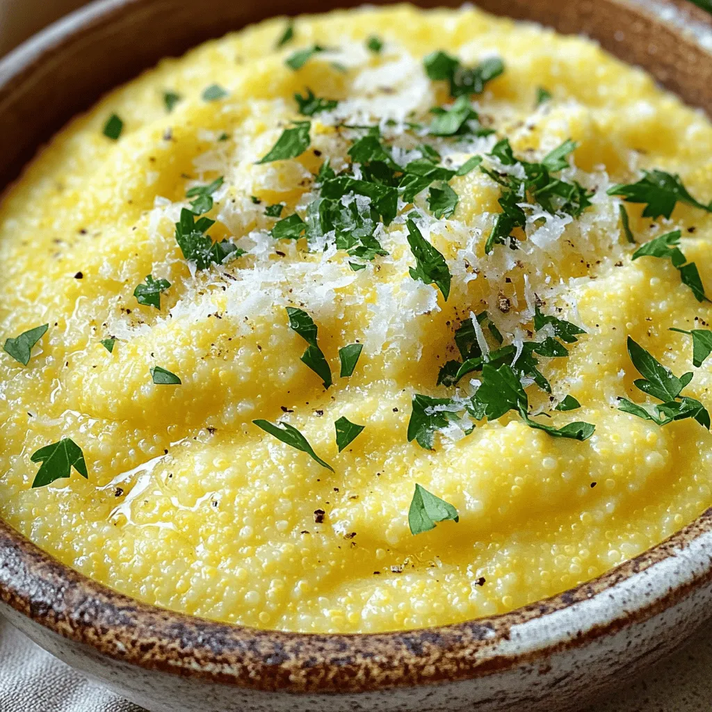 Creamy Italian Polenta with Parmesan Tasty Comfort Food