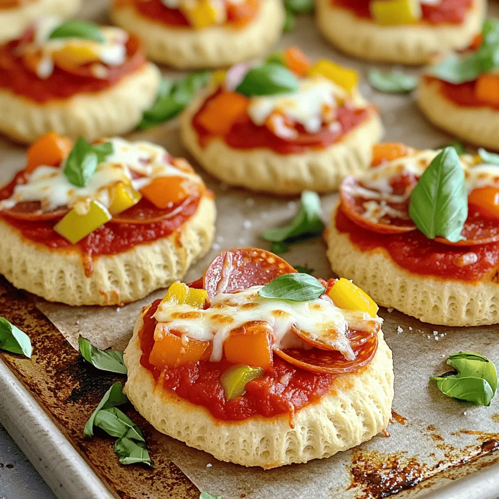 Mini Biscuit Pizzas for Kids Fun and Tasty Snack